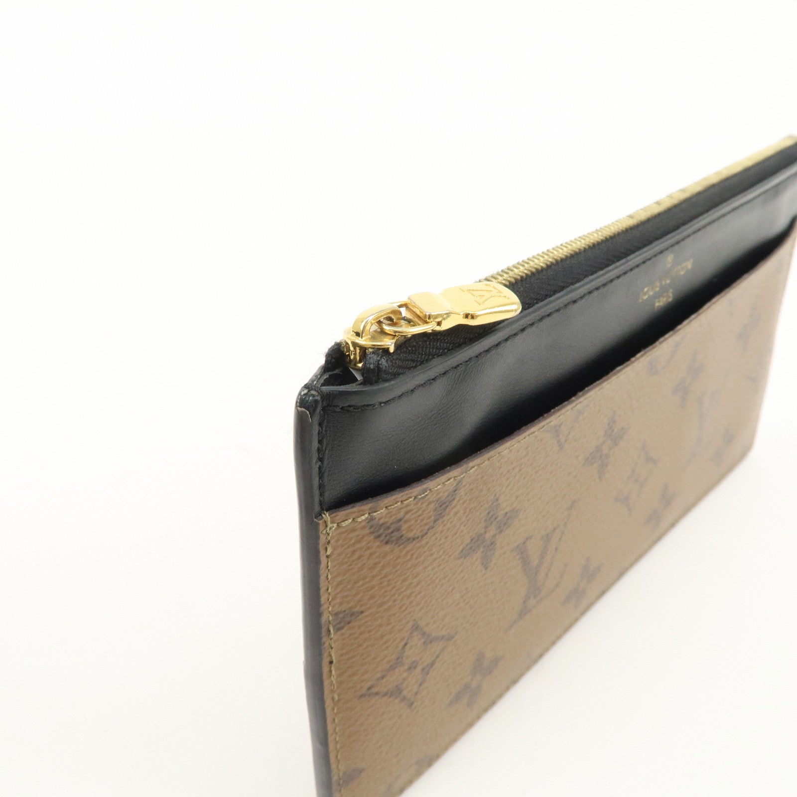 Louis Vuitton Monogram Reverse Slim Purse Card Case M80390 Used