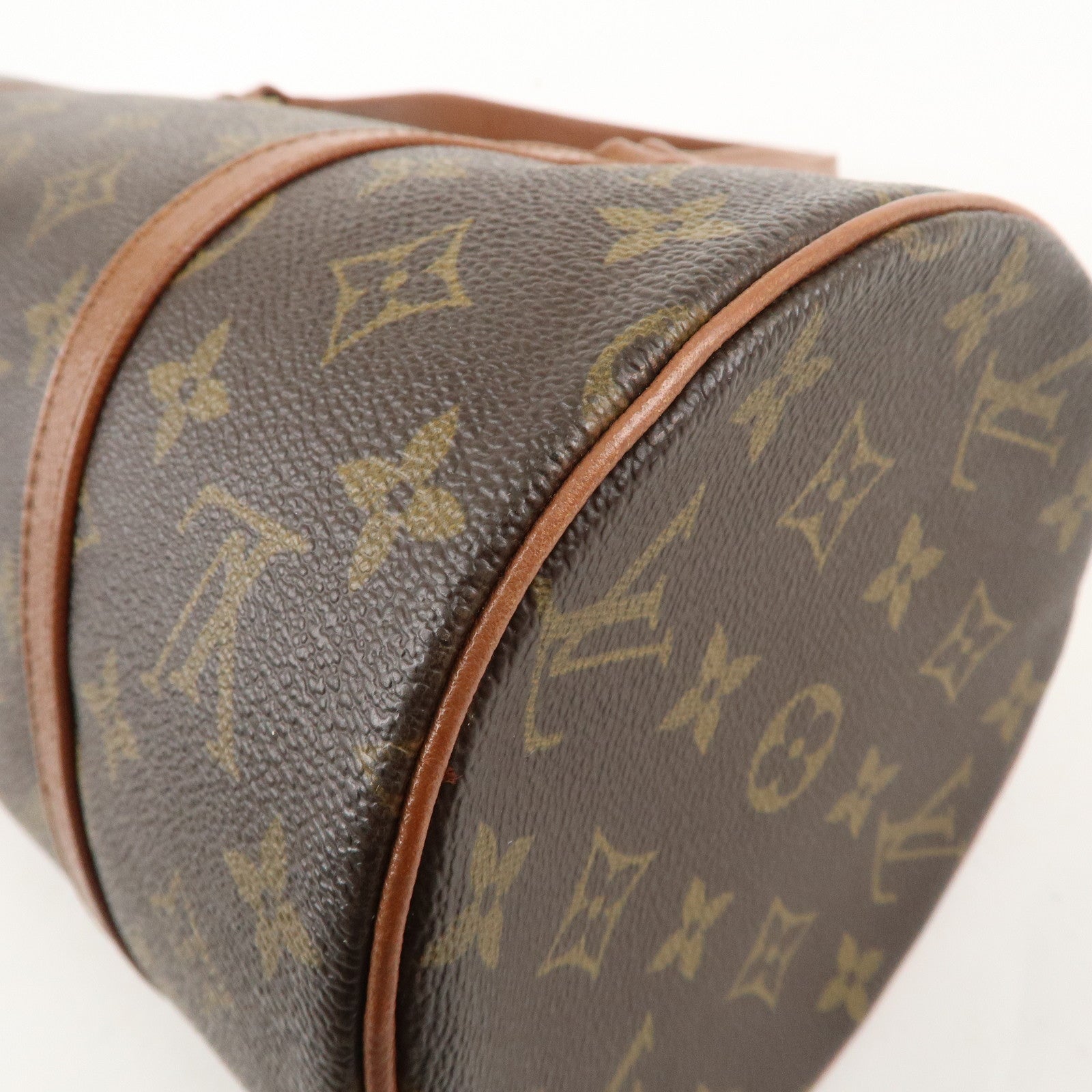 Louis Vuitton Monogram Papillon 30 Hand Bag 
Pouch Brown M51365