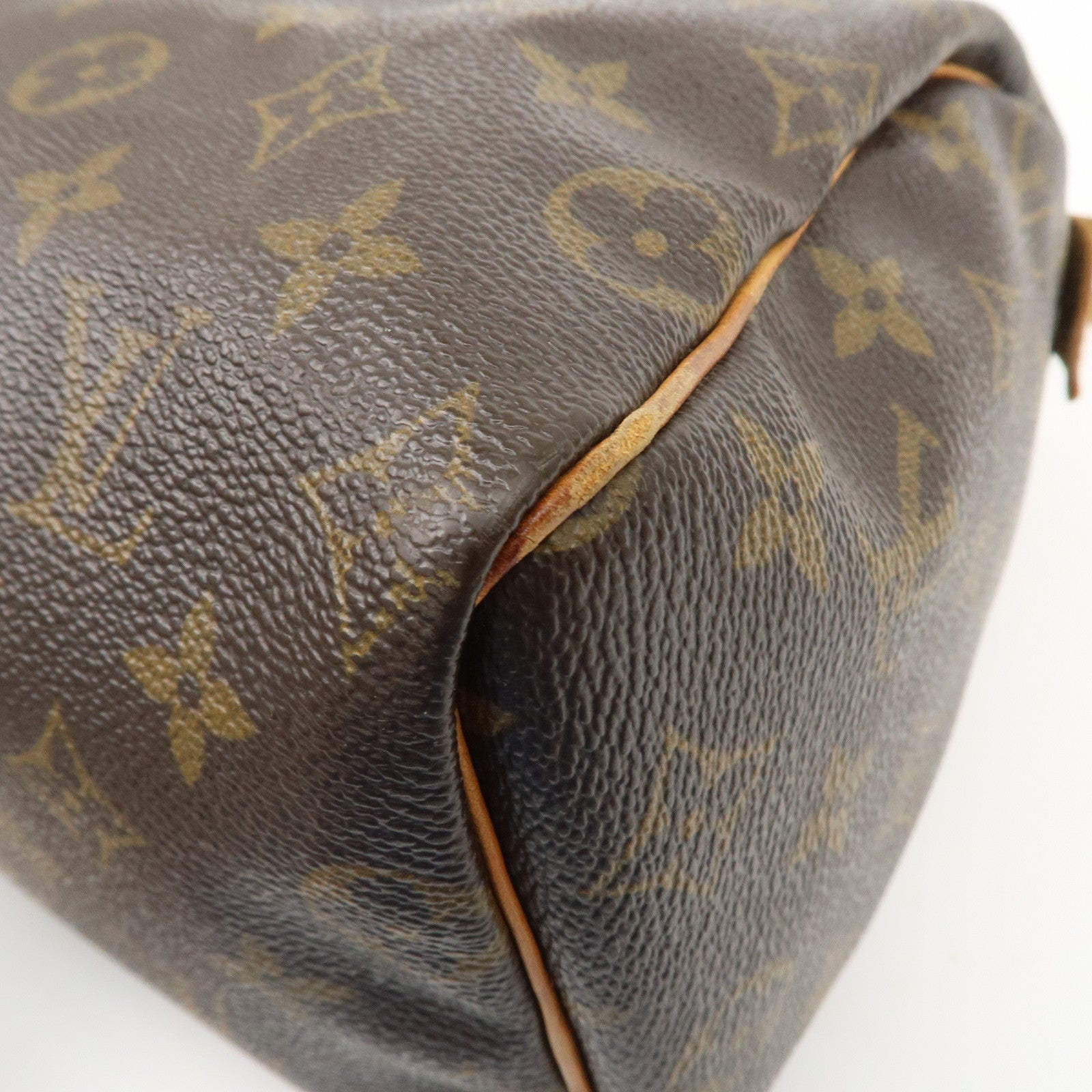 Louis Vuitton Monogram Speedy 25 Hand Bag Boston Bag M41528 Used