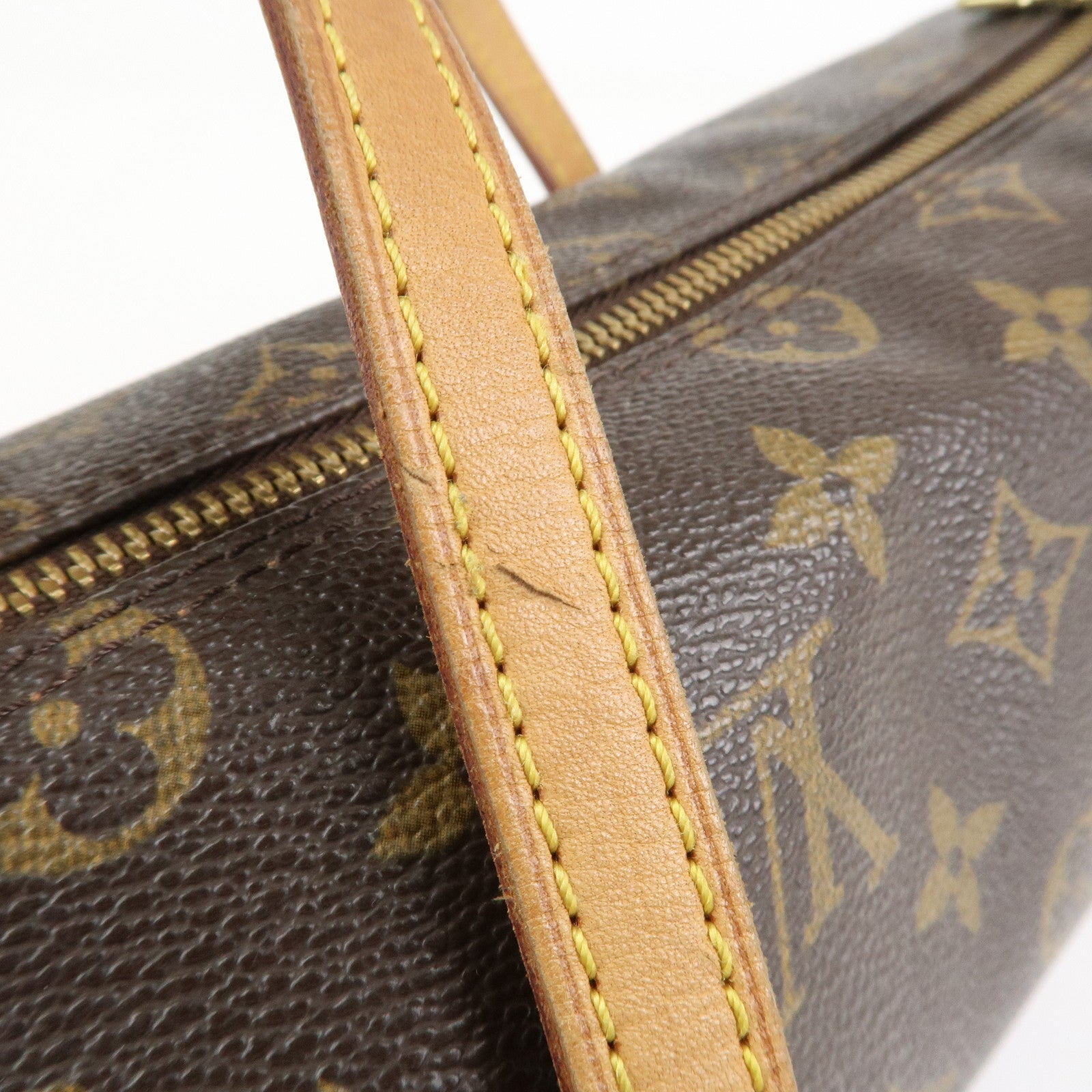 Louis Vuitton Monogram Papillon 26 Hand Bag Shoulder Bag M51385 Used