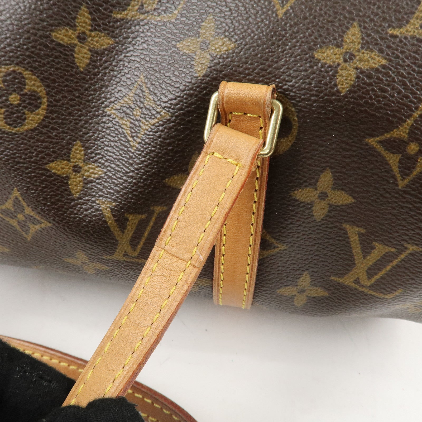 Louis Vuitton Monogram Papillon 30 Hand Bag Brown M51385 Used