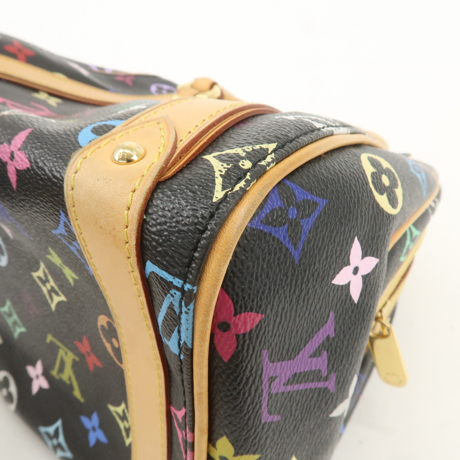 Louis Vuitton Monogram Multicolor Priscilla Hand Bag Noir M40097