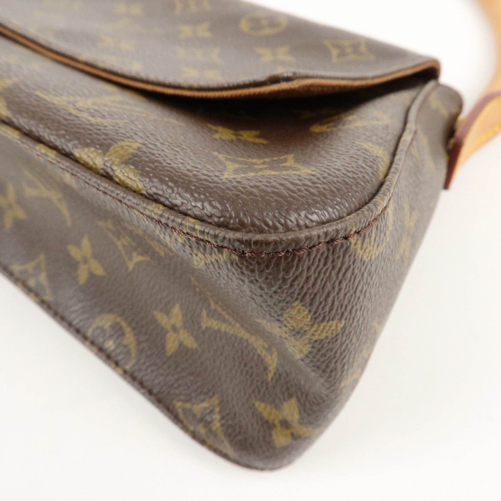 Louis Vuitton Monogram Mini Looping Shoulder Bag Hand Bag M51147 Used