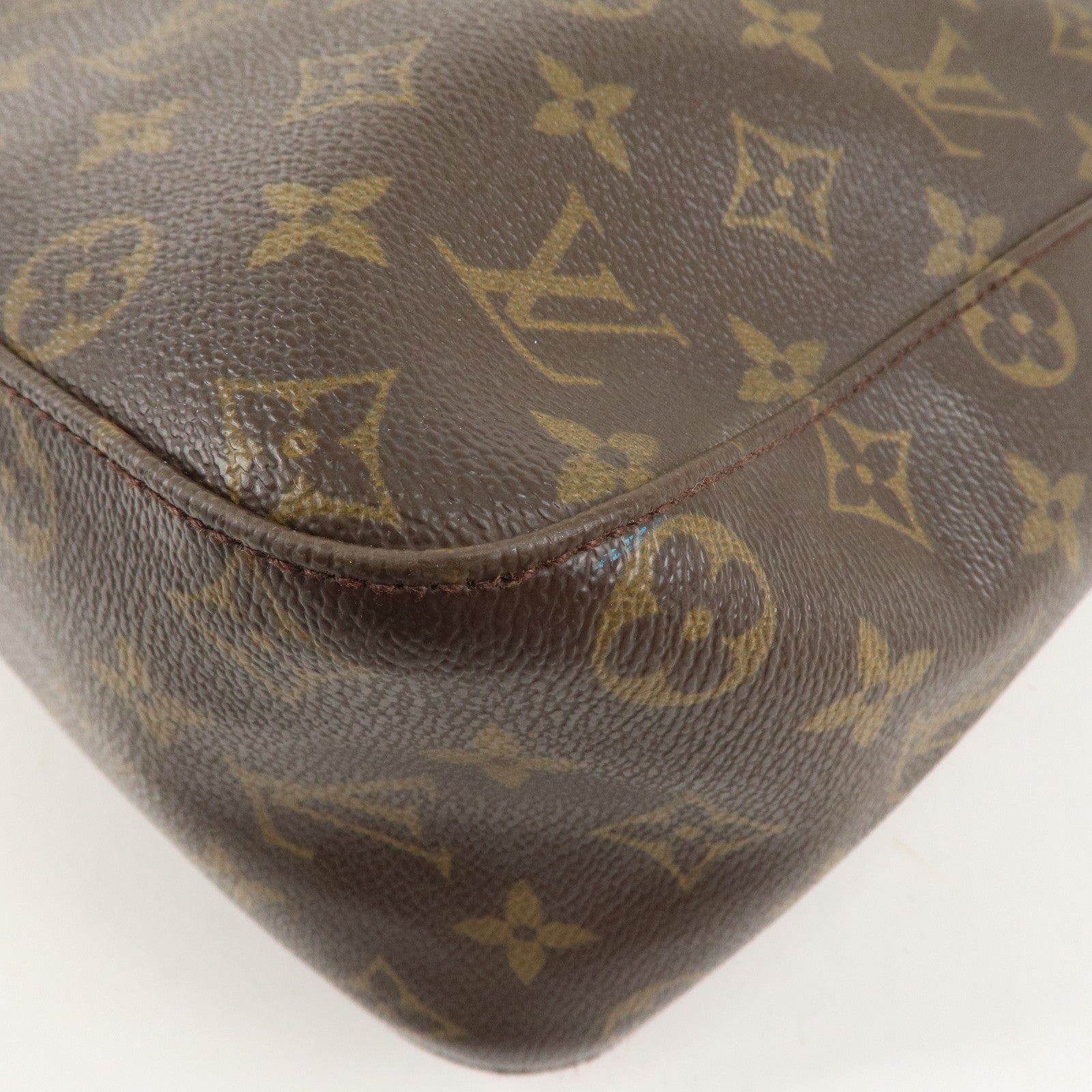 Louis Vuitton Monogram Looping GM Shoulder Bag Brown M51145