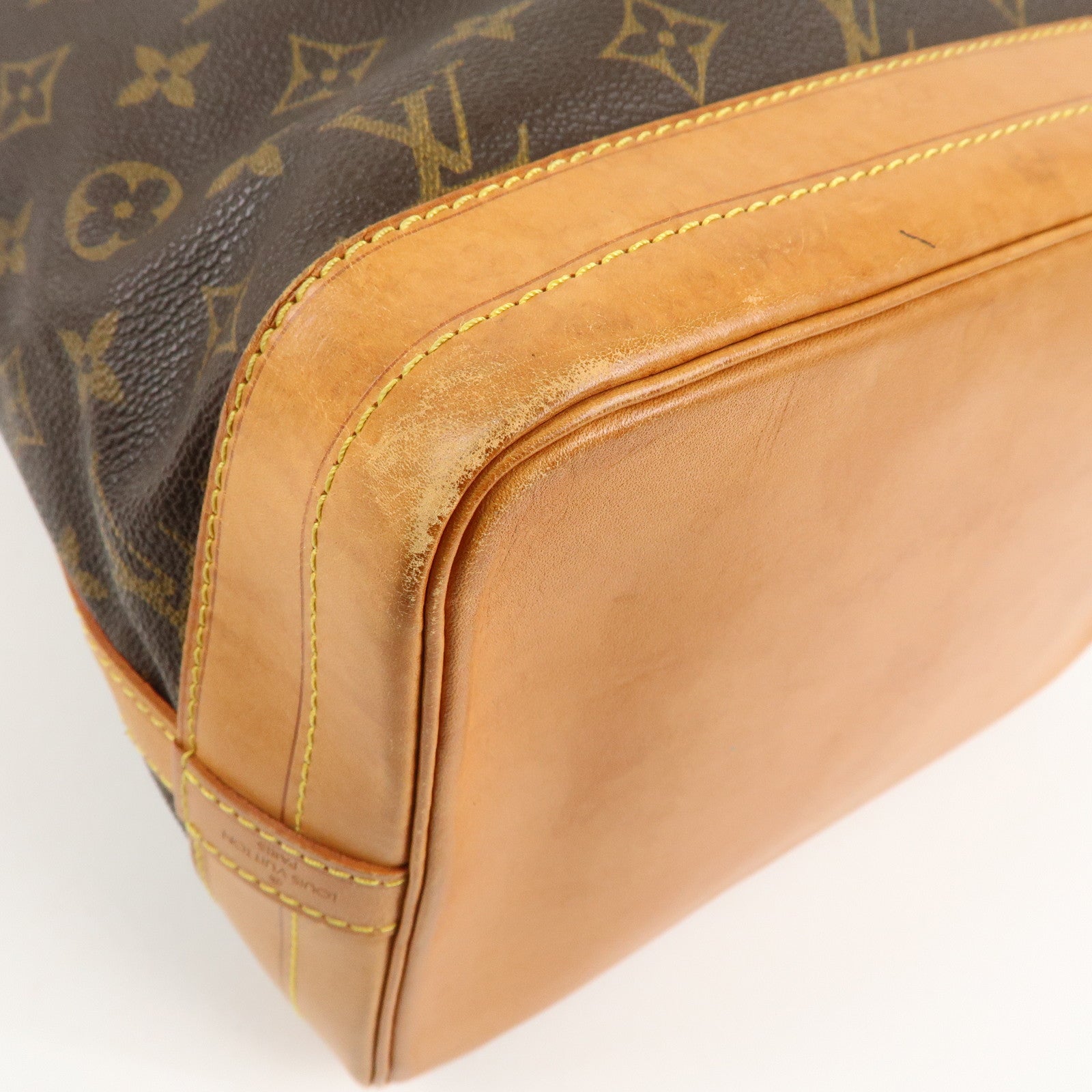 Louis Vuitton Monogram Noe Shoulder Bag Brown M42224