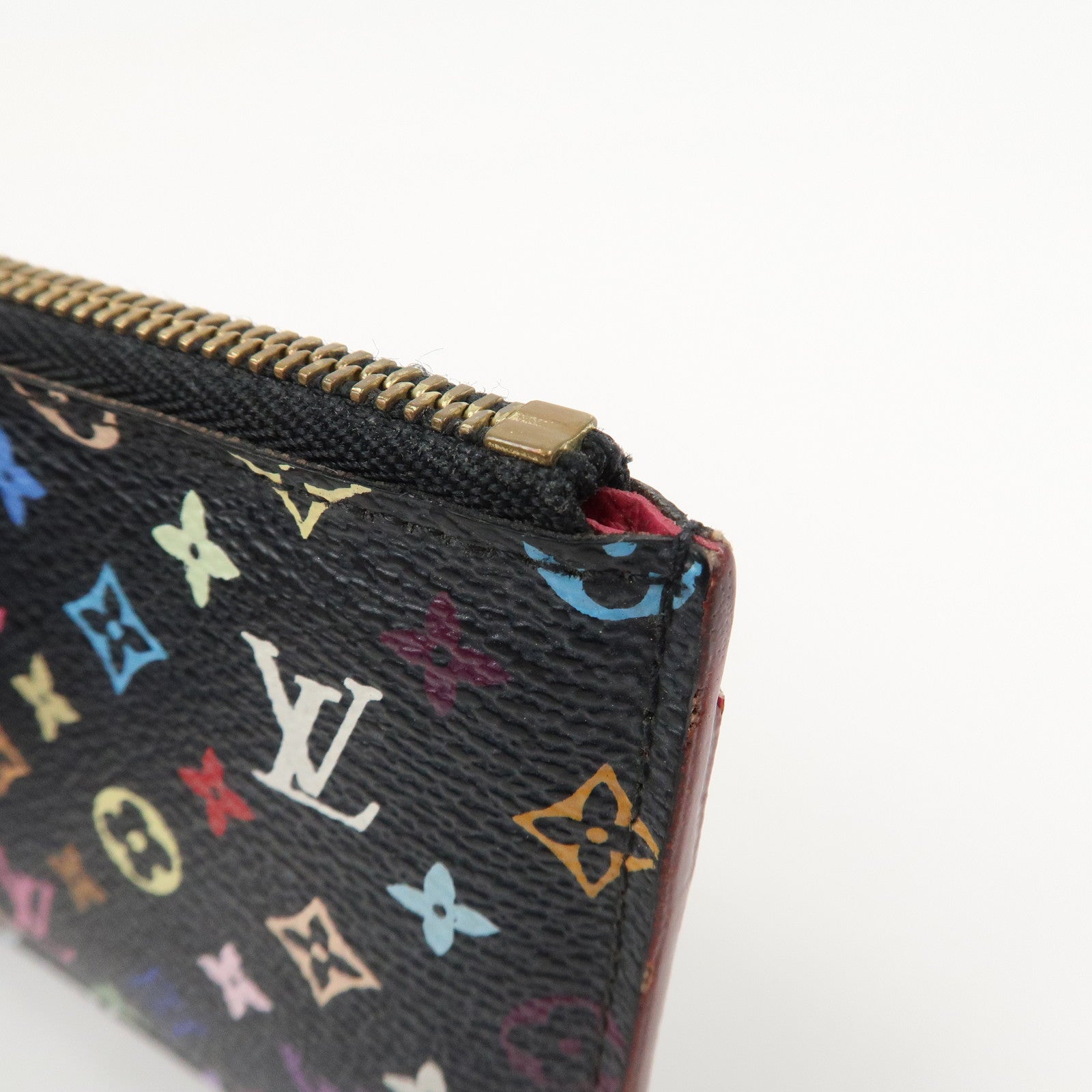 Louis Vuitton Monogram Multi Color Pochette Cles CoinCase Used