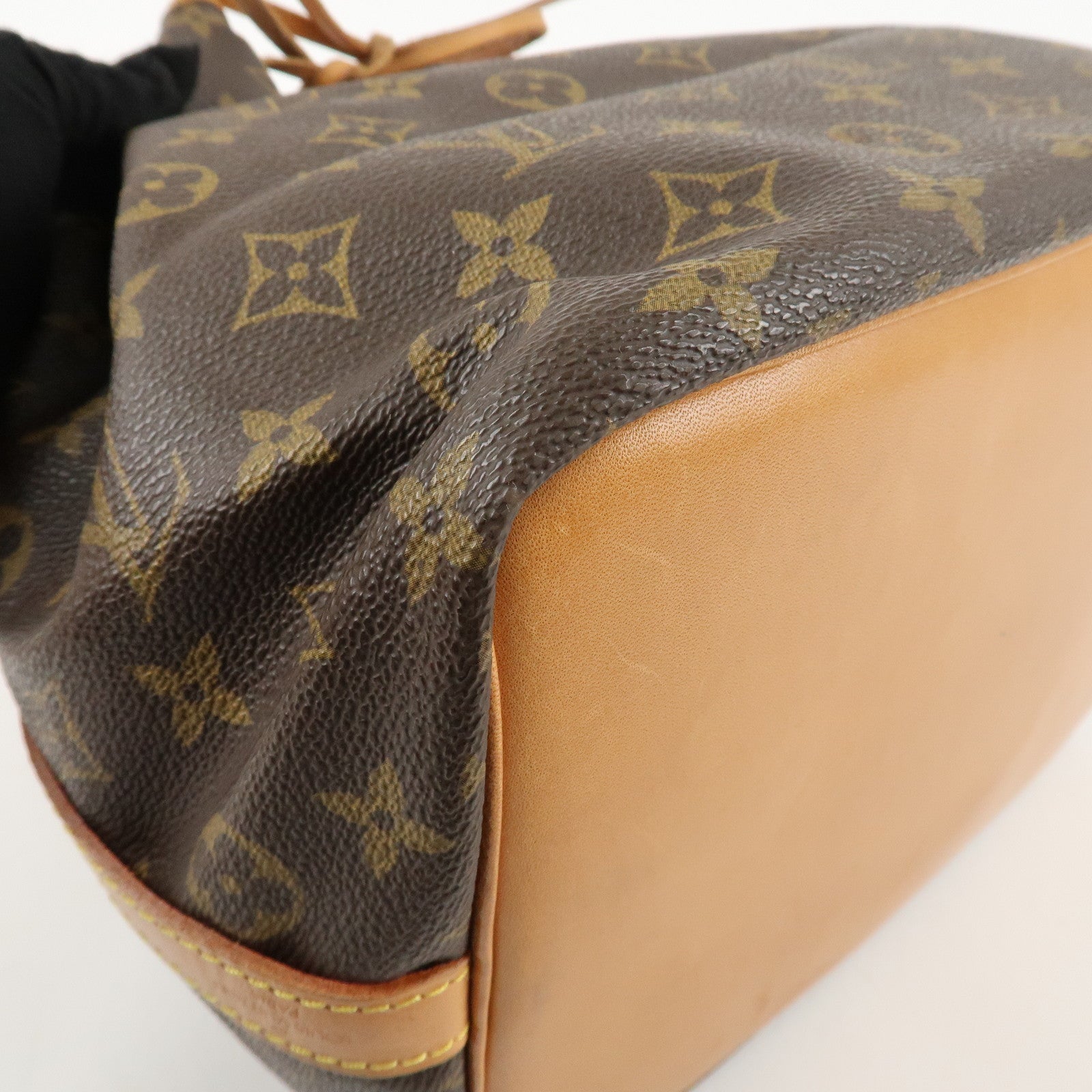 Louis Vuitton Monogram Petit Noe Shoulder Bag Brown M42226 Used