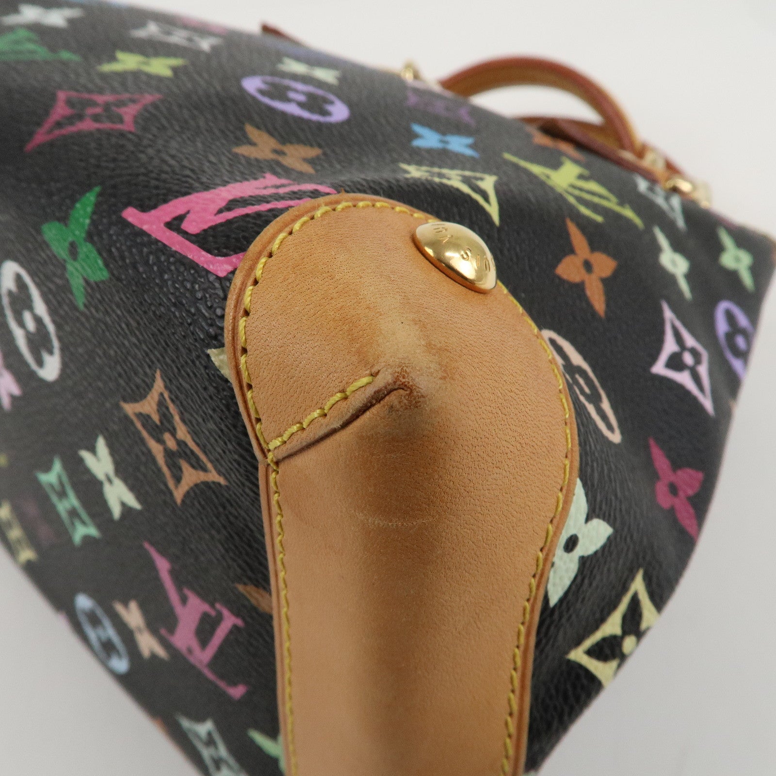 Louis Vuitton Monogram Multicolor Audra Hand Bag Noir M40048