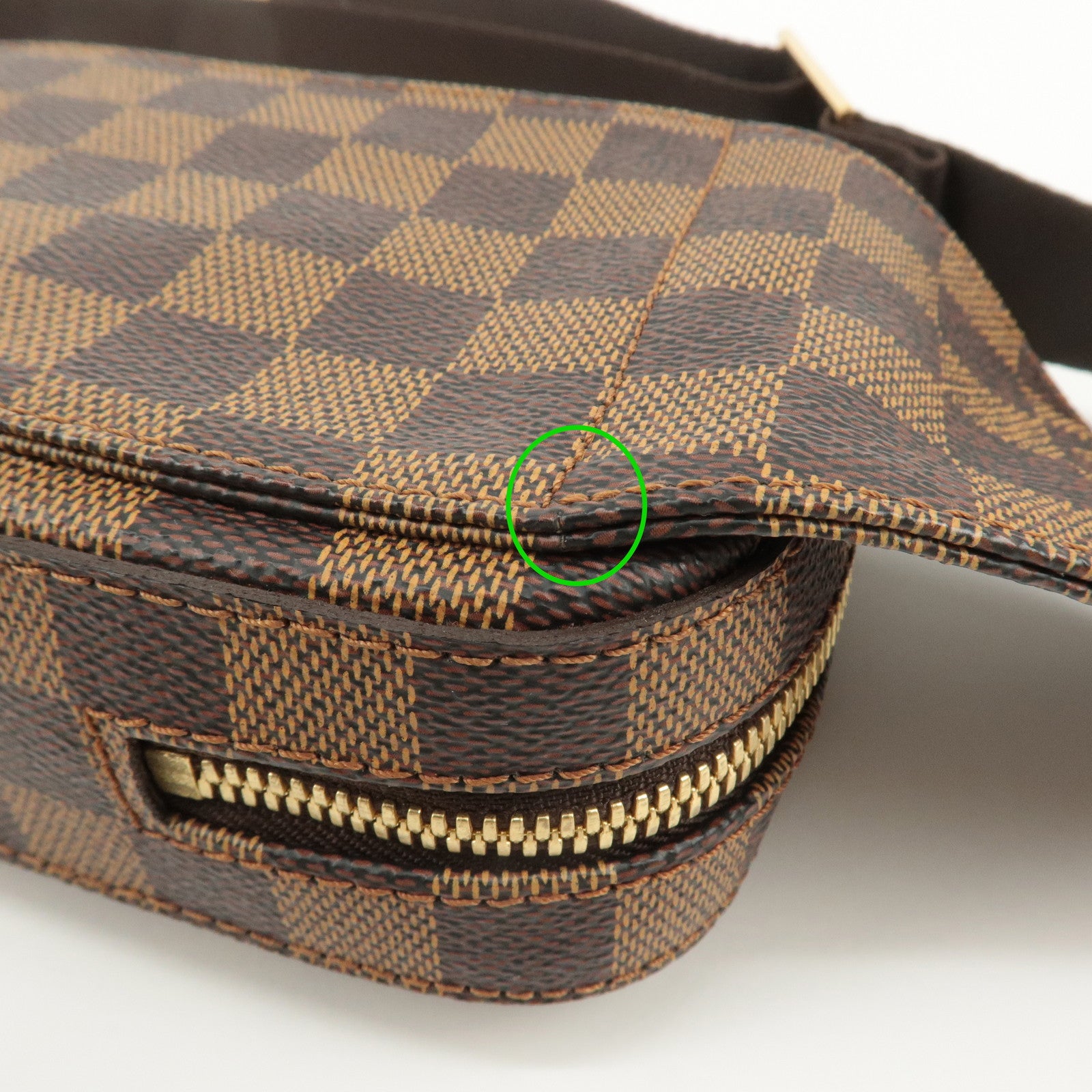 Louis Vuitton Damier Ebene Geronimos Body Bag Waist Bag N51994 Used