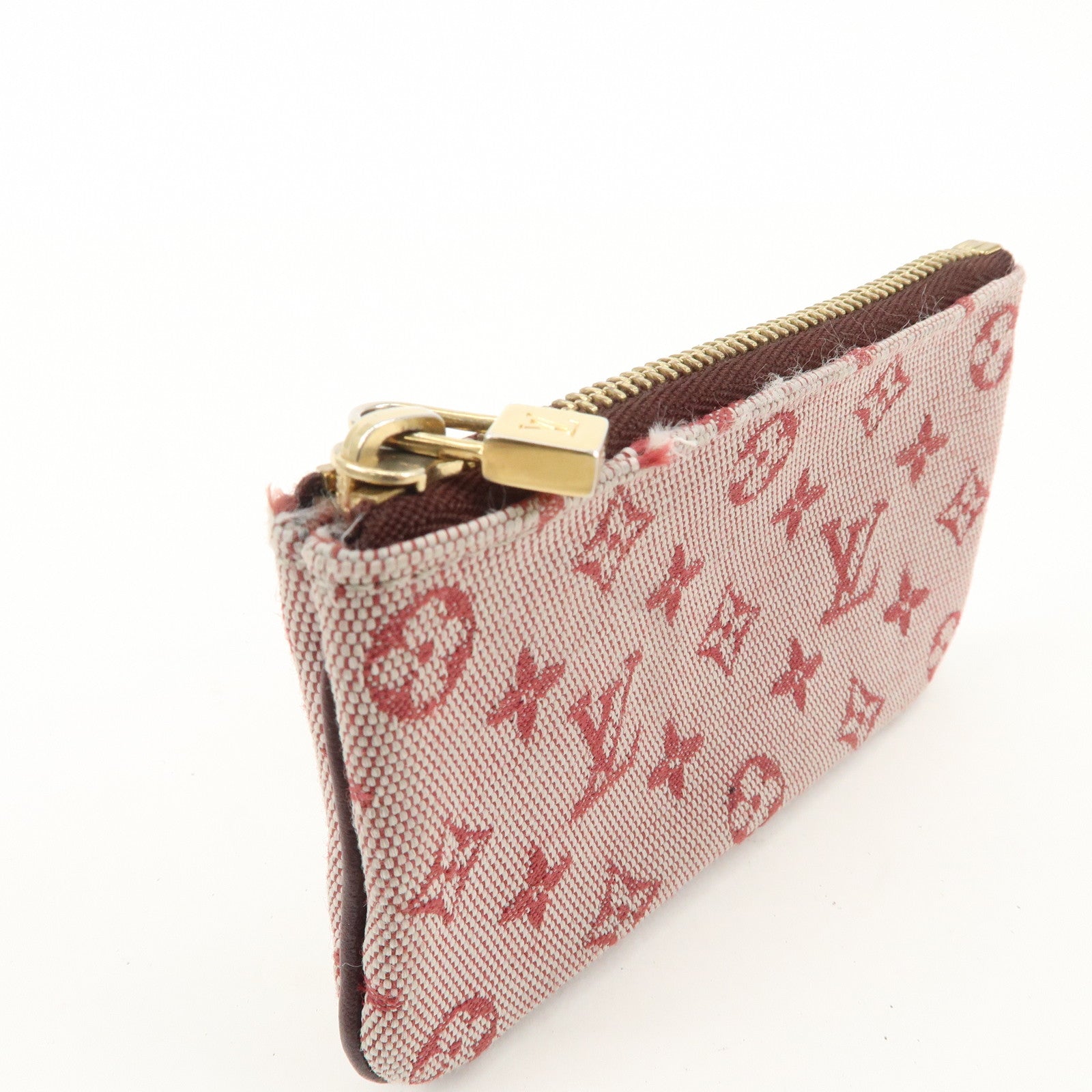 Louis Vuitton Monogram Mini Pochette Cles Coin Case Cerise M92238 Used