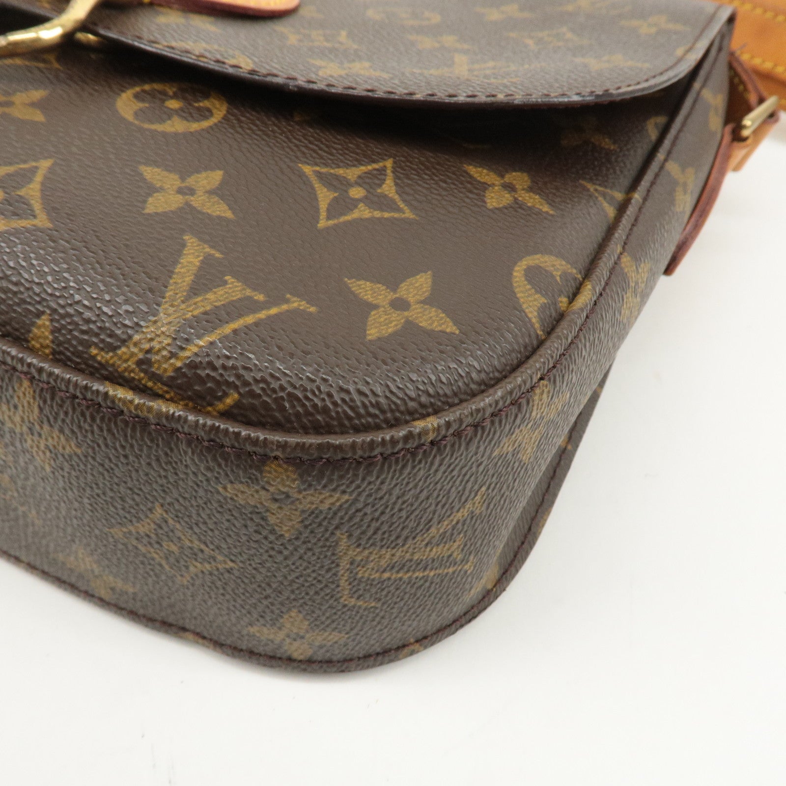 Louis Vuitton Monogram Saint Cloud GM Shoulder Bag Brown M51242