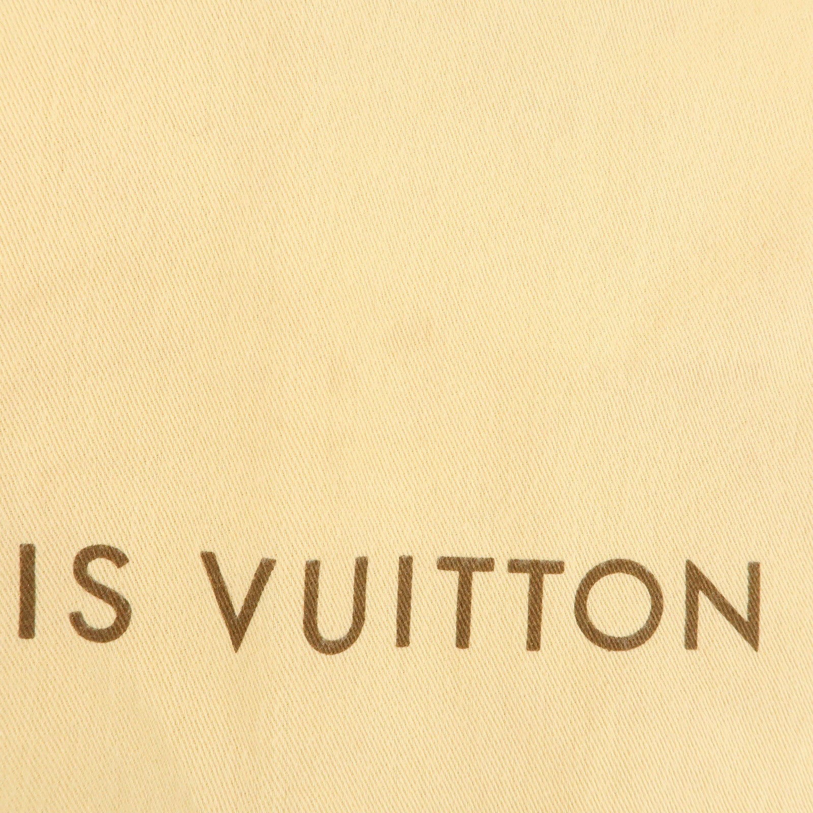 Louis Vuitton Set Of 10 Dust Bag Flap Style Beige Used