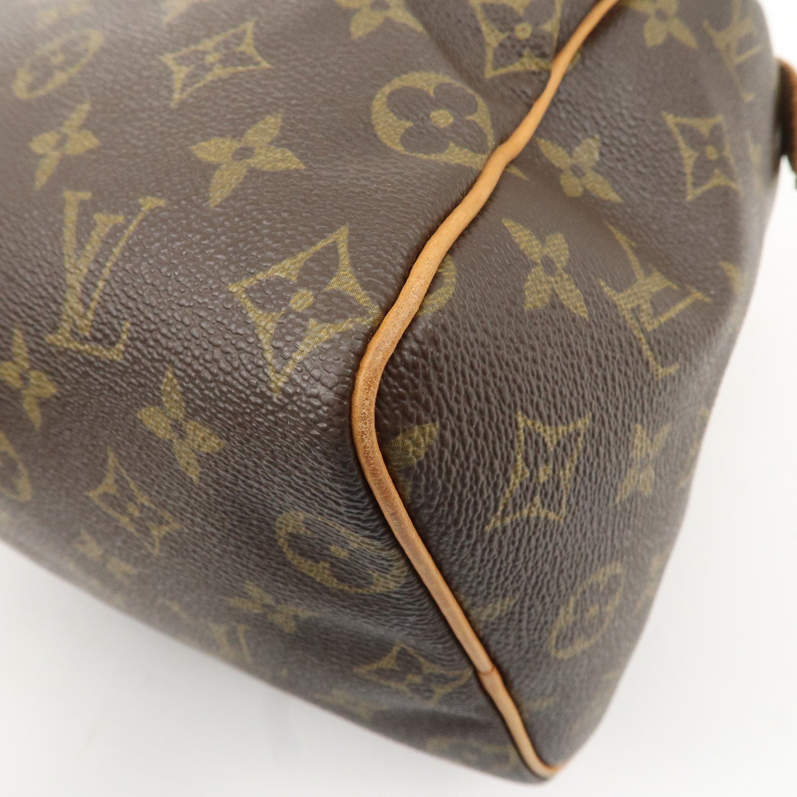 Louis Vuitton Monogram Speedy 25 Hand Bag Boston Bag M41528 Used