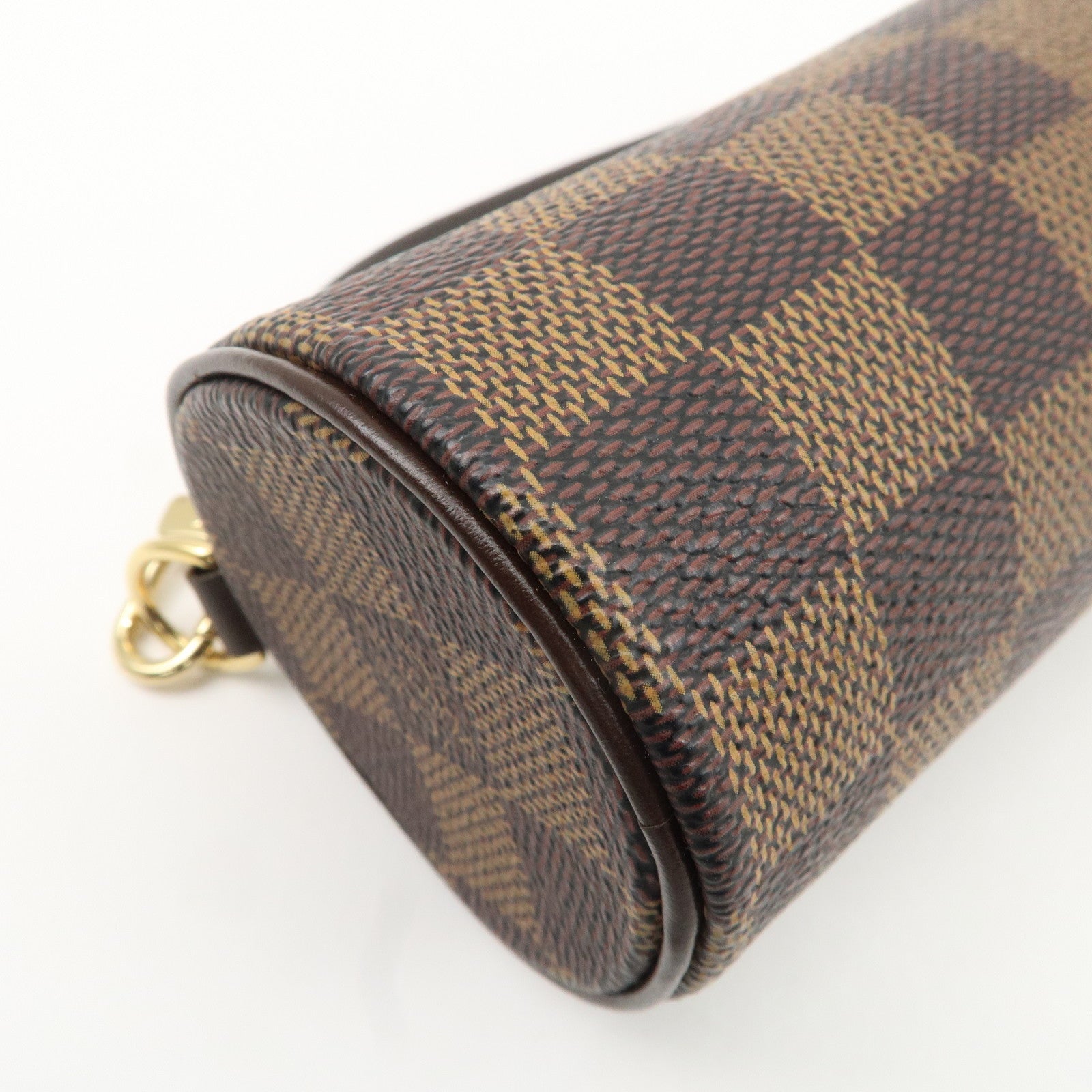 Louis Vuitton Damier Ebene Mini Pouch for Papillon Bag Brown