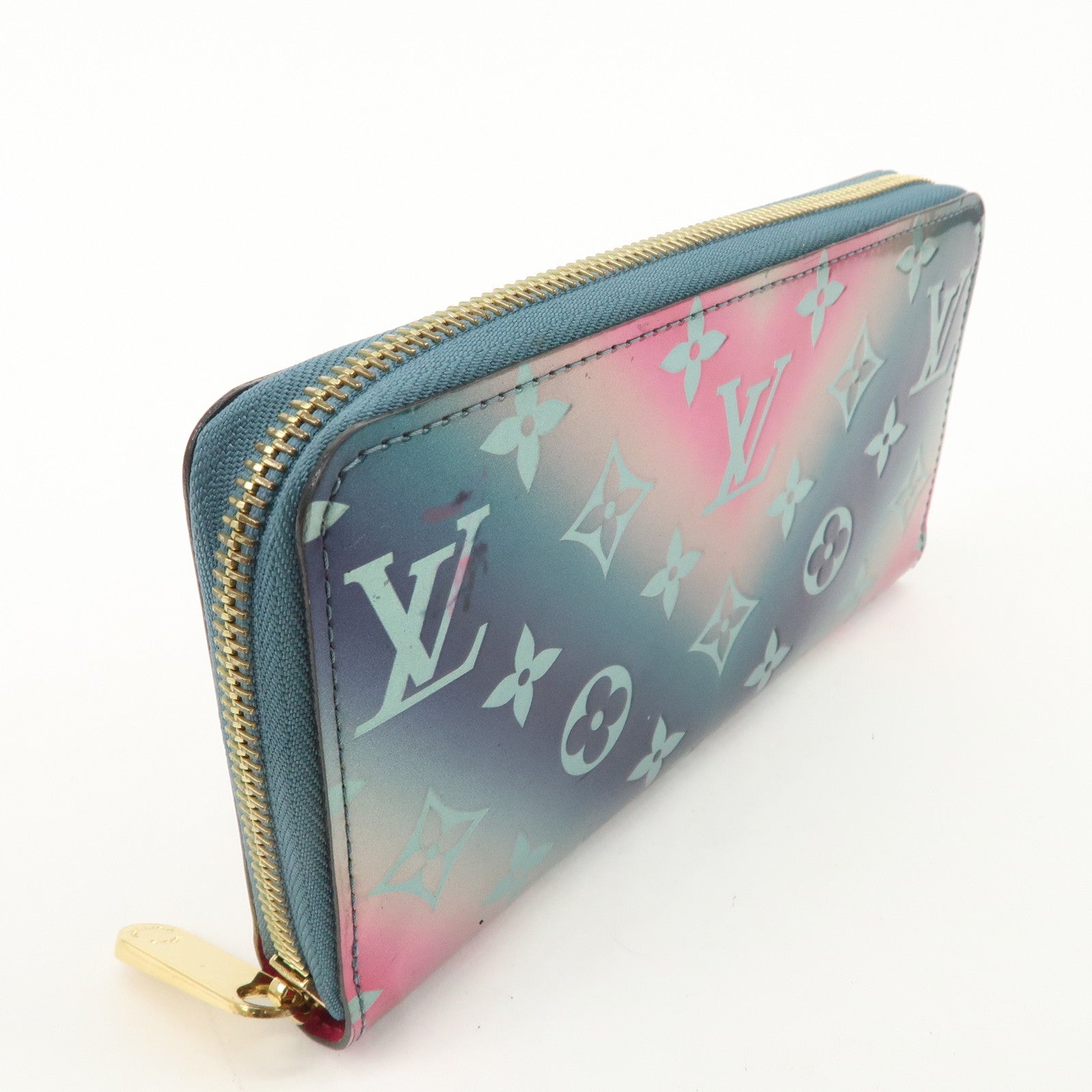 Louis VUitton Monogram Vernis Zippy Wallet  Multicolor M90520Used F/S Used