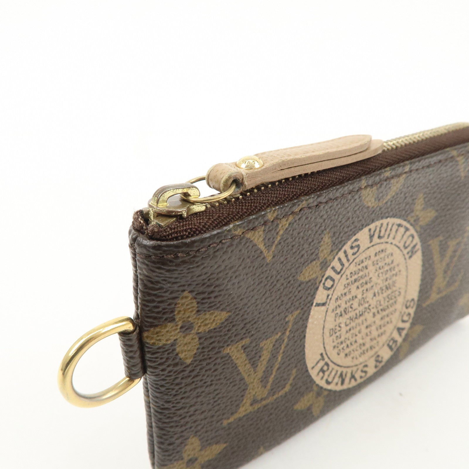 Louis Vuitton Monogram T&B Pochette Cles Complice Coin Case N58025 Used