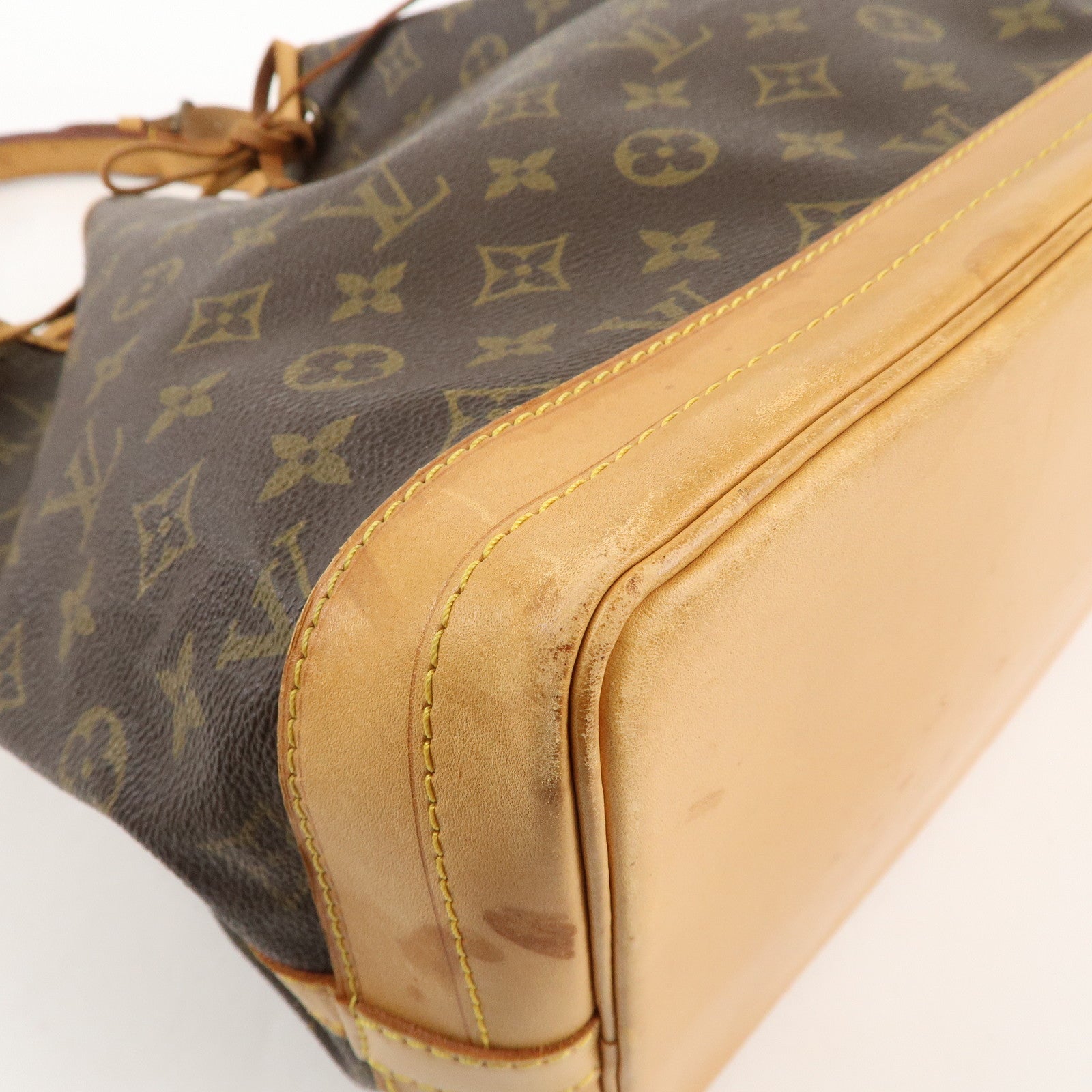 Louis Vuitton Monogram Noe Shoulder Bag Hand Bag Brown M42224