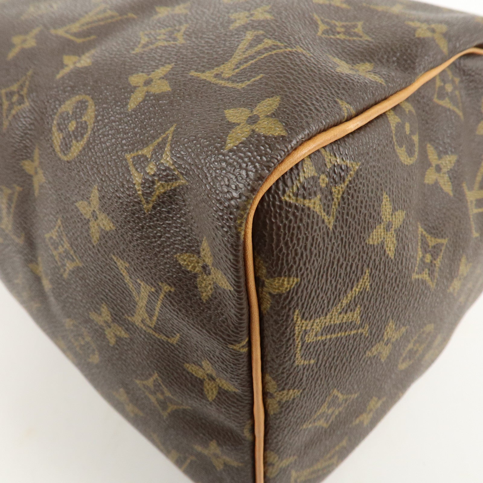 Louis Vuitton Monogram Speedy 30 Hand Bag Boston Bag M41108 Used