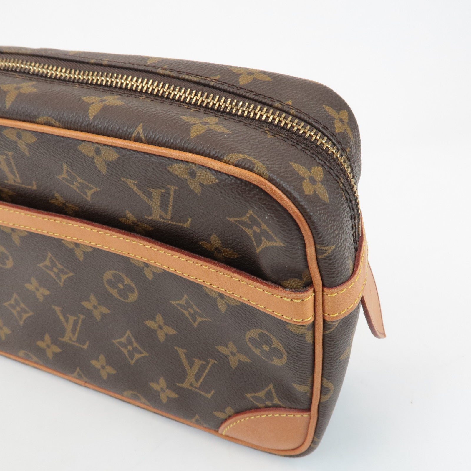 Louis Vuitton Monogram Compiegne 28 Pouch Clutch Bag M51845 Used