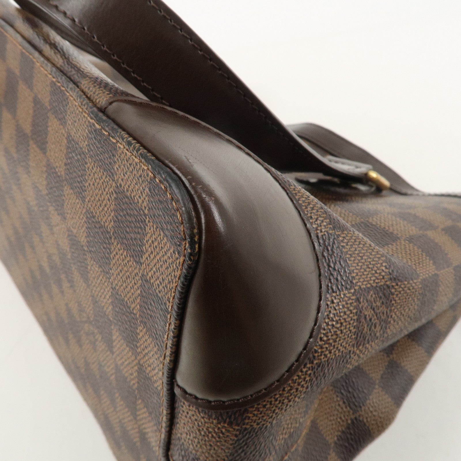 Louis Vuitton Damier Ebene Hampstead PM Hand Bag Tote Bag N51205