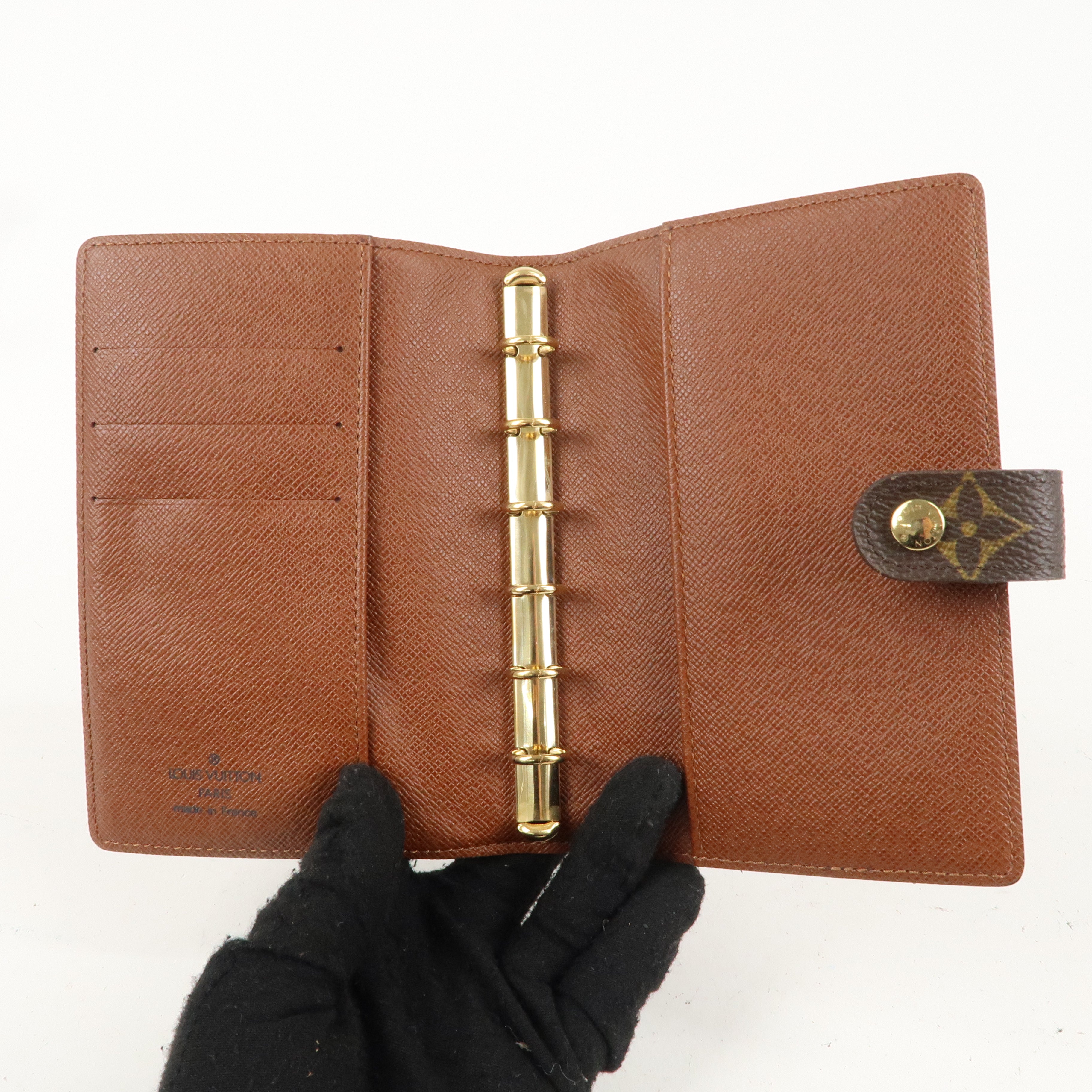 Louis Vuitton Monogram Agenda PM Planner Cover Brown R20005