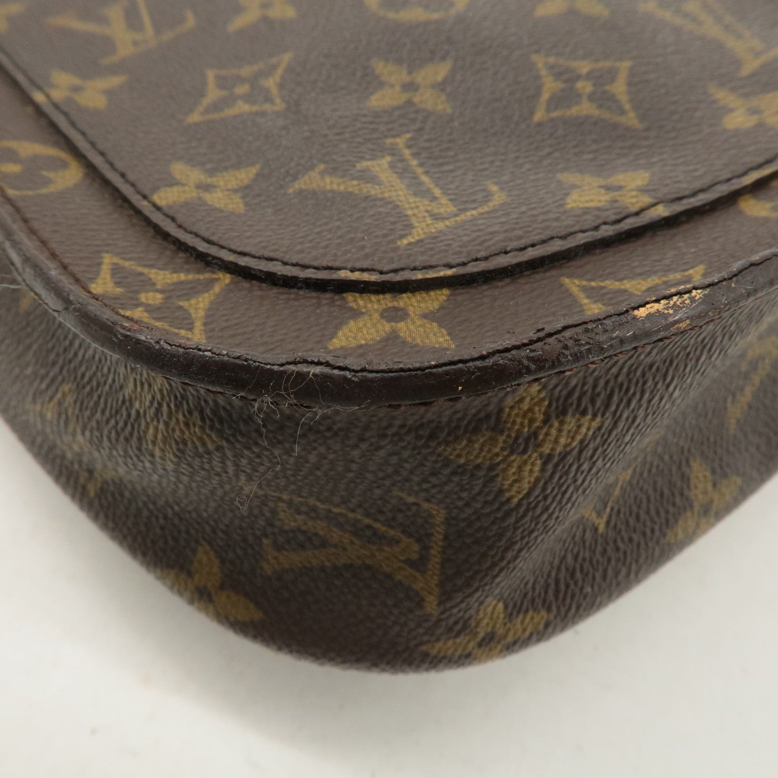 Louis Vuitton Monogram Saint Cloud GM Shoulder Bag Brown M51242