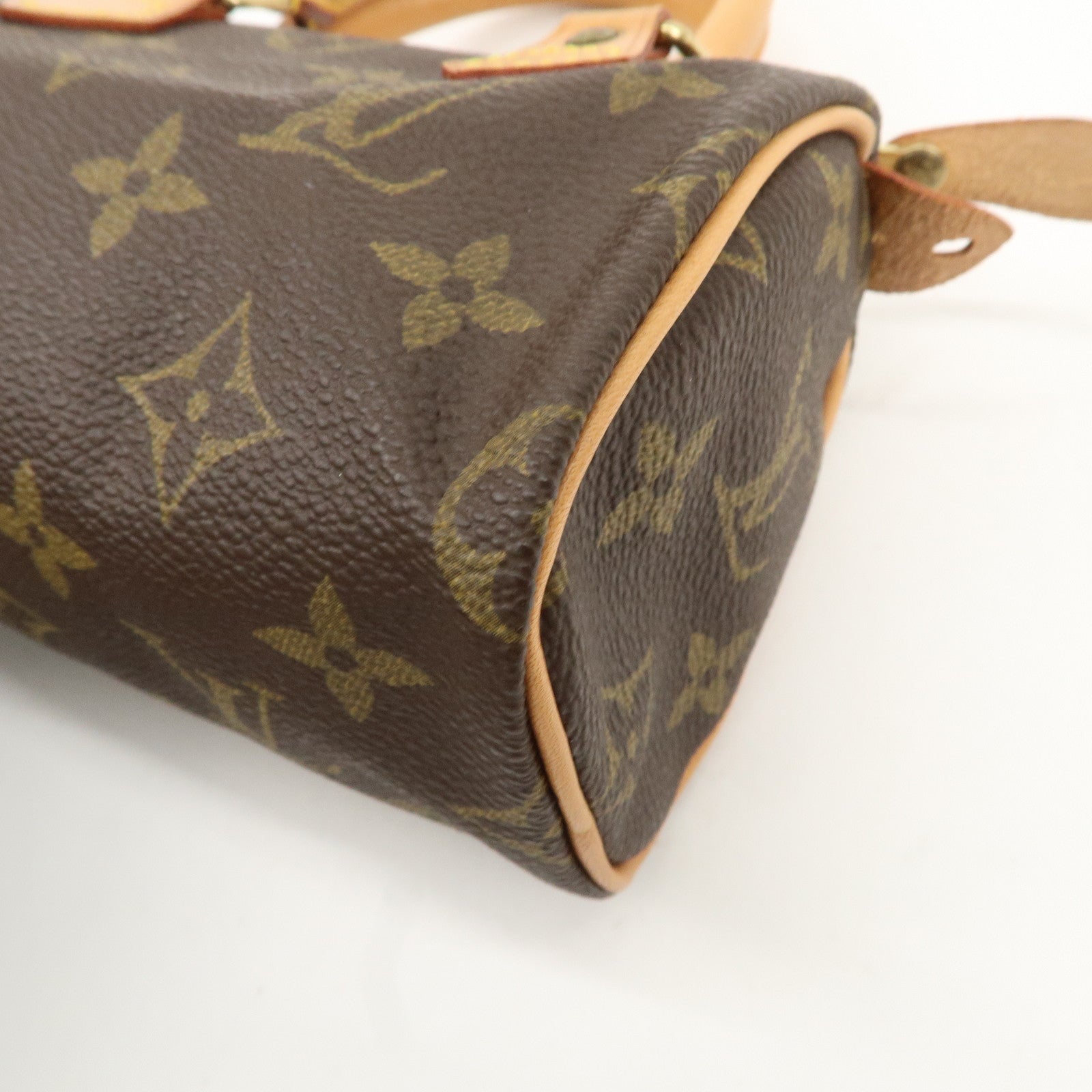 Louis Vuitton Monogram Mini Speedy 
Strap M41534 J00145 Used