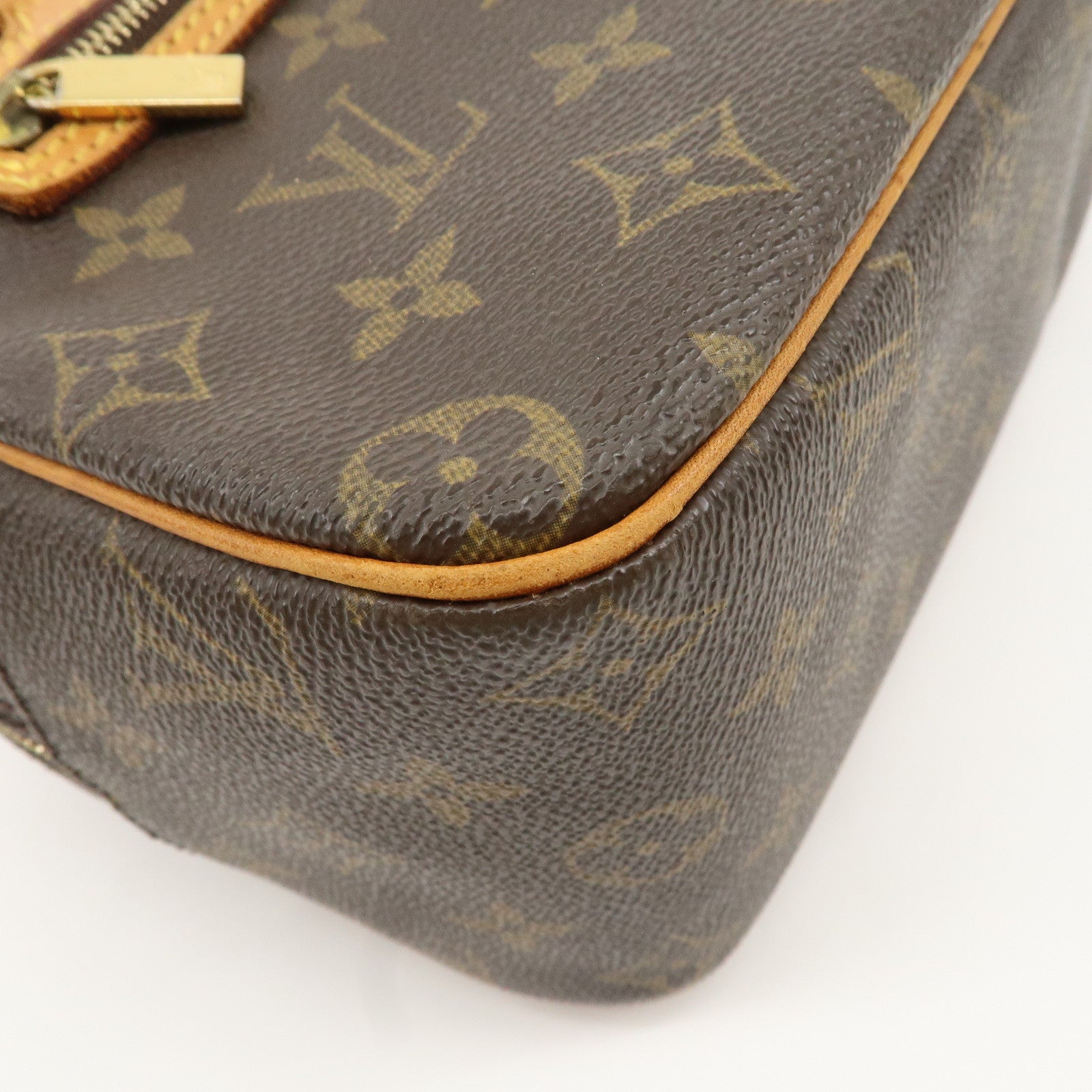 Louis Vuitton Monogram Cite MM Shoulder Bag Hand Bag M51182 Used