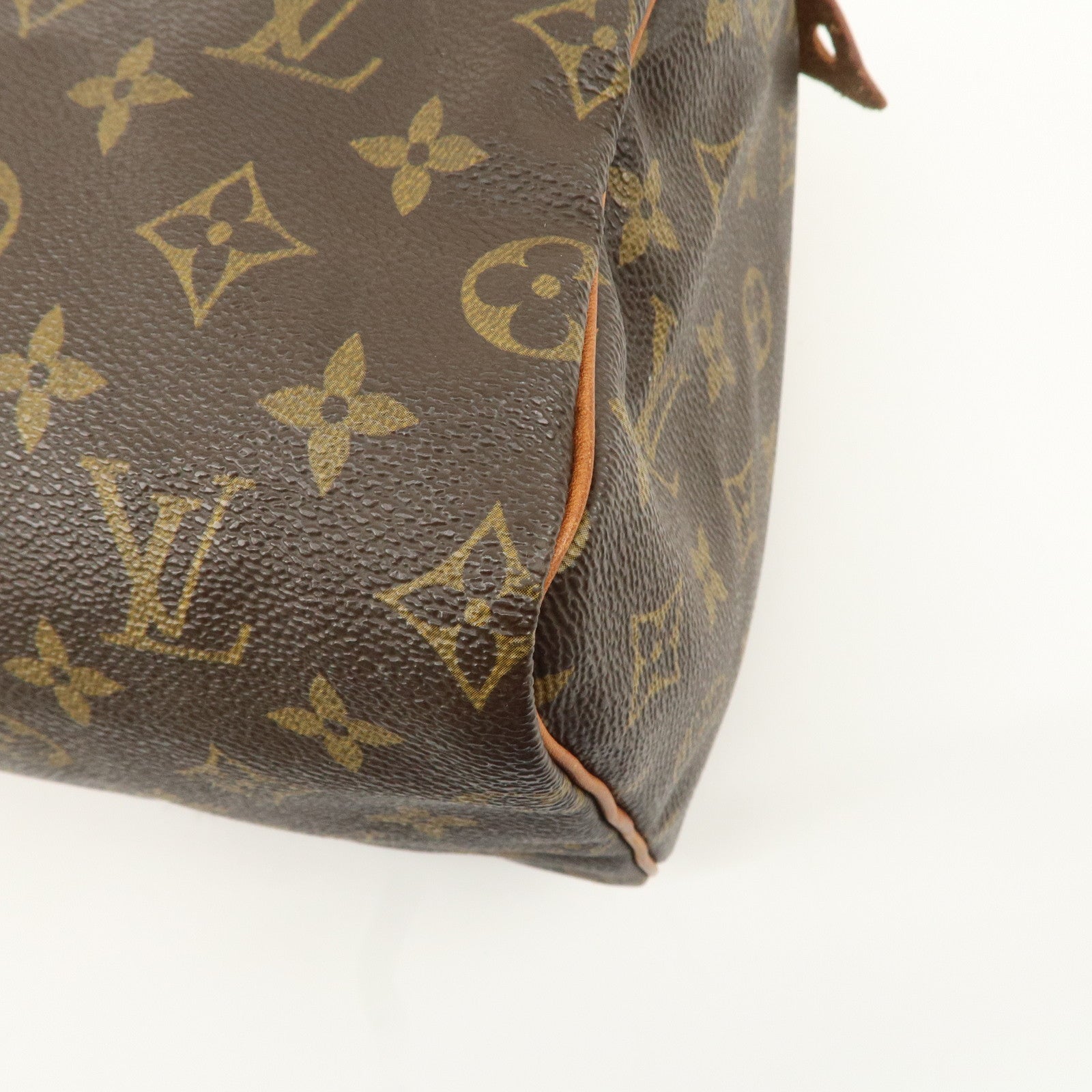 Louis Vuitton Monogram Speedy 25 Hand Bag Boston Bag M41528 Used