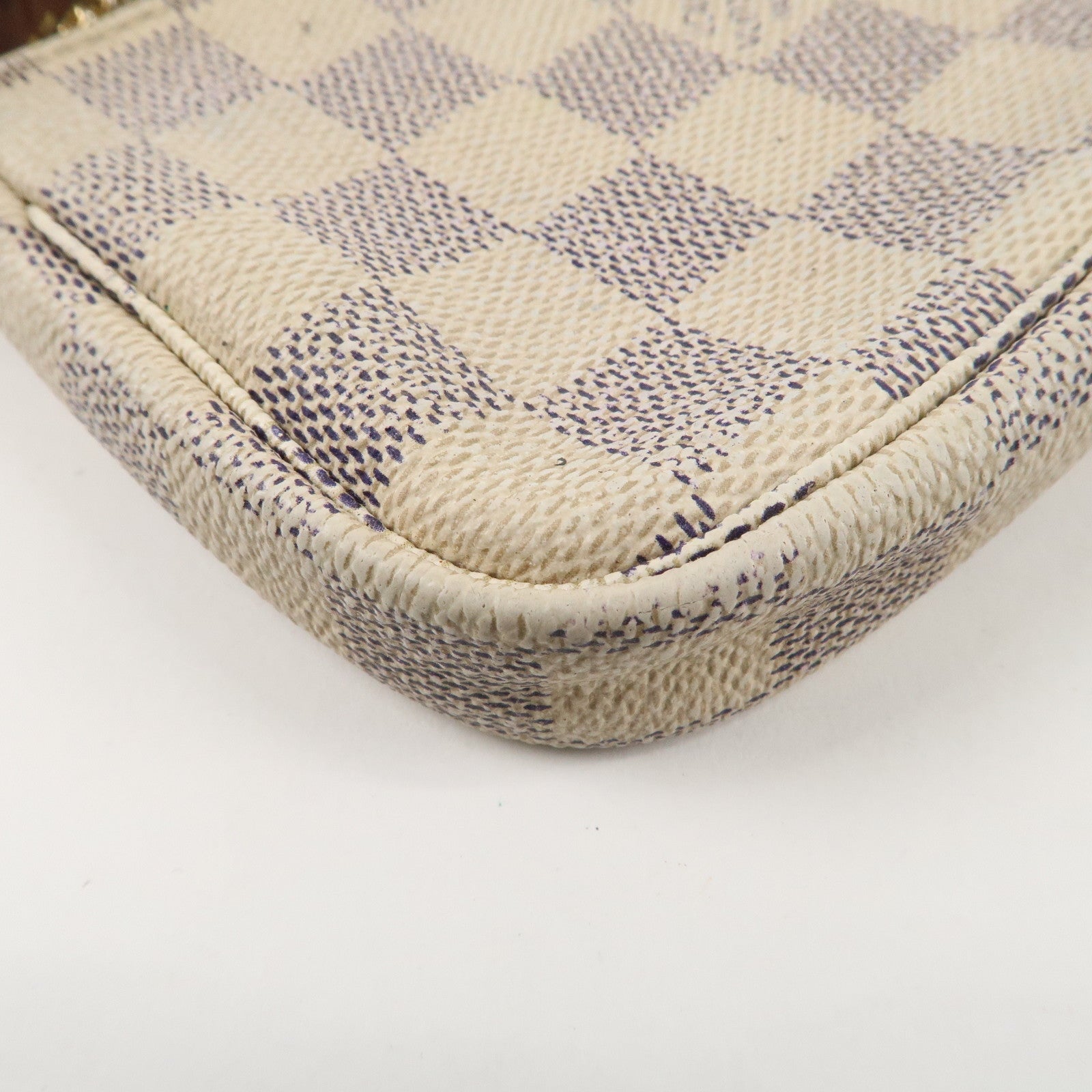 Louis Vuitton Damier Azur Mini Pochette Accessoires Pouch N58010