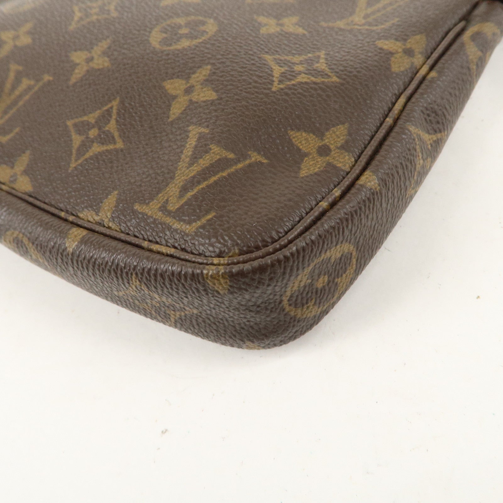 Louis Vuitton Monogram Pochette Accessoir Hand Bag Brown M51980