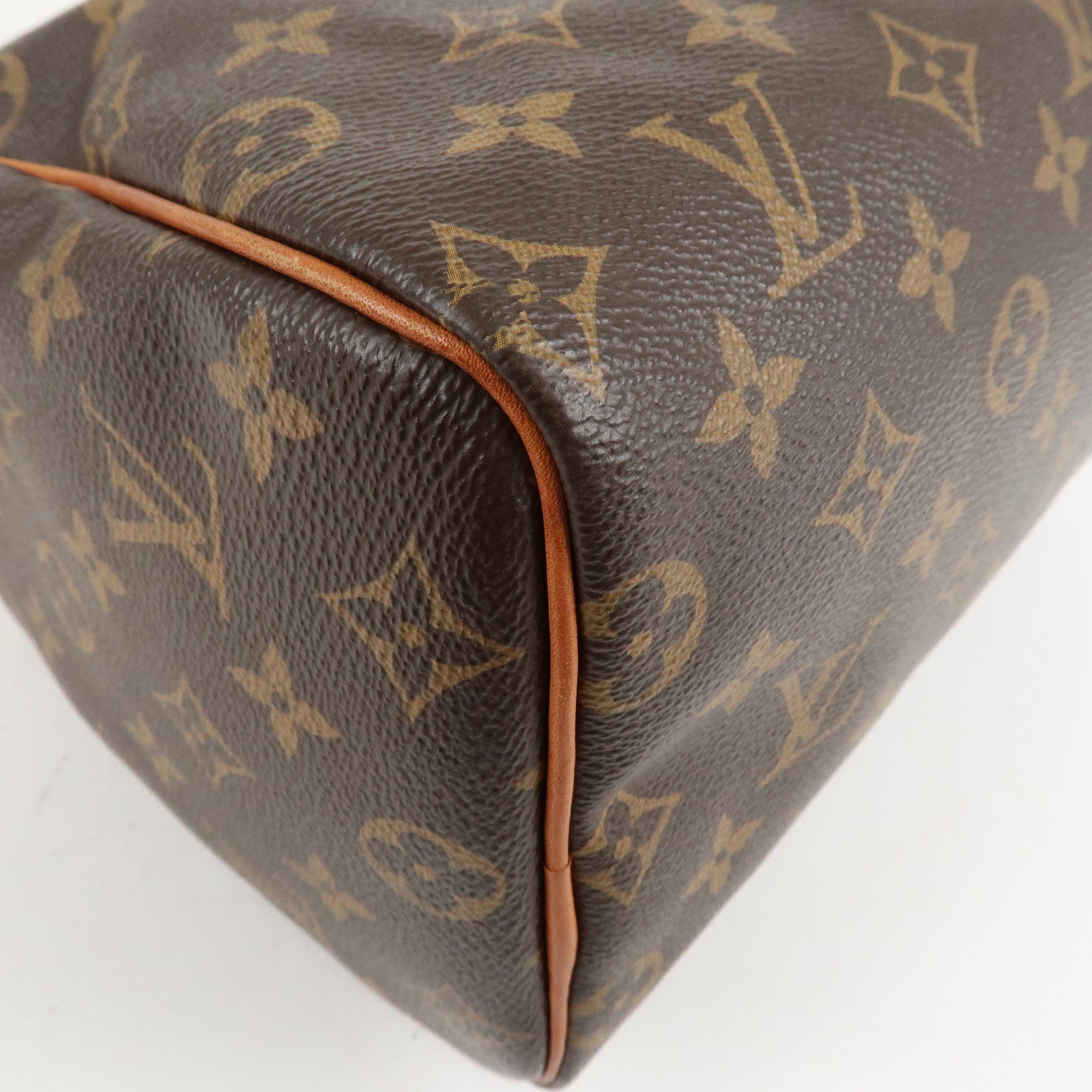 Louis Vuitton Monogram Speedy 25 Hand Bag Boston Bag M41109 Used