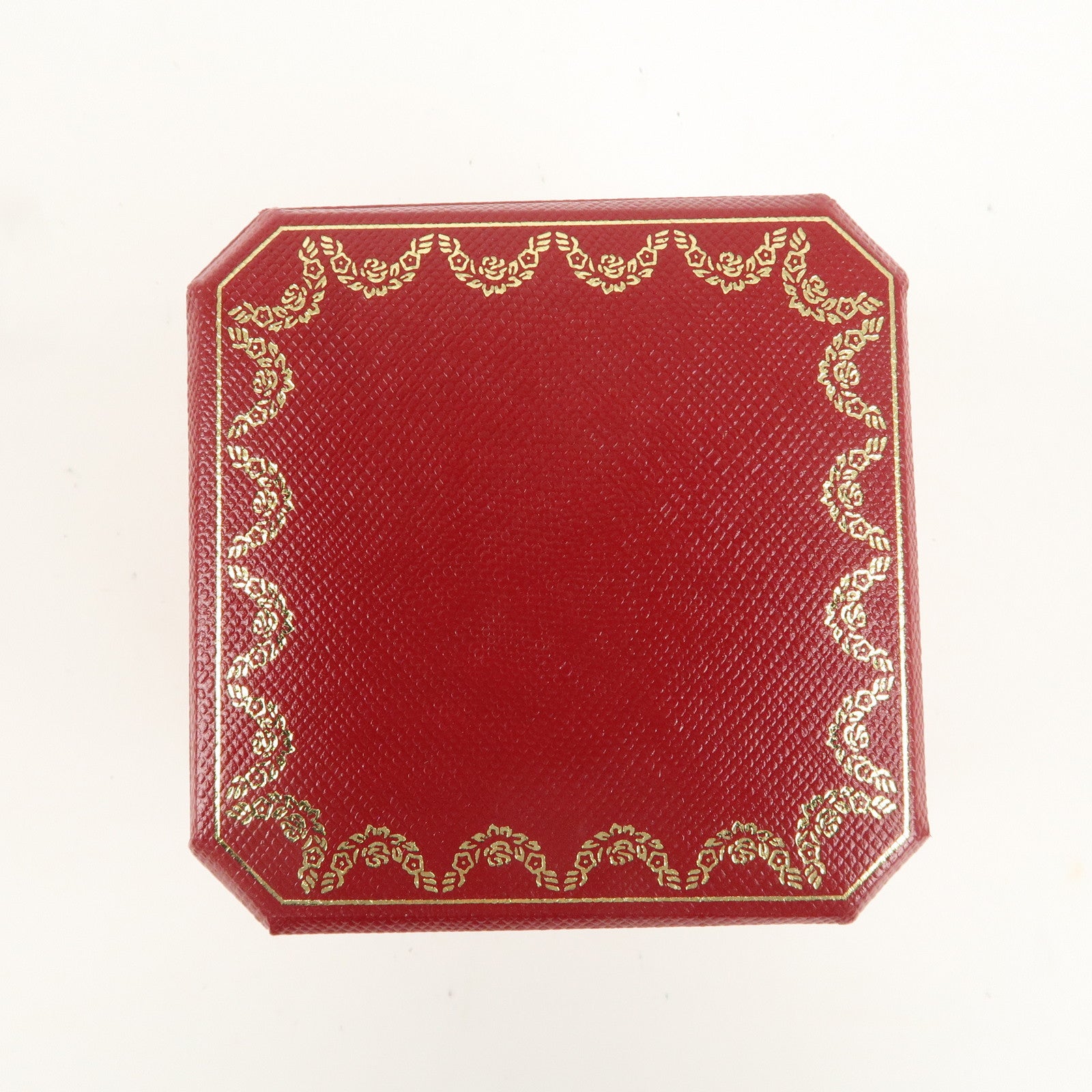 Cartier Set of 2 Ring Box Jewelry Box For Ring Red