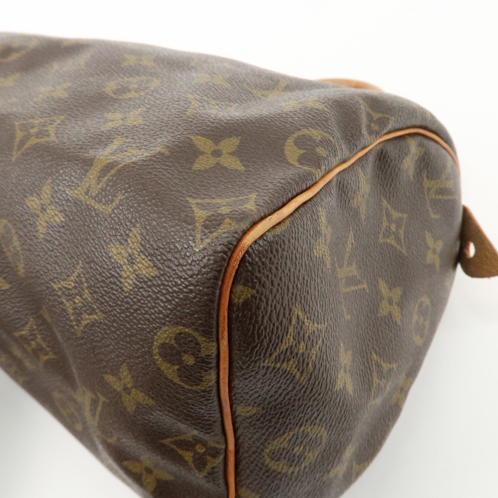 Louis Vuitton Monogram Speedy 25 Hand Bag Boston Bag M41528 Used