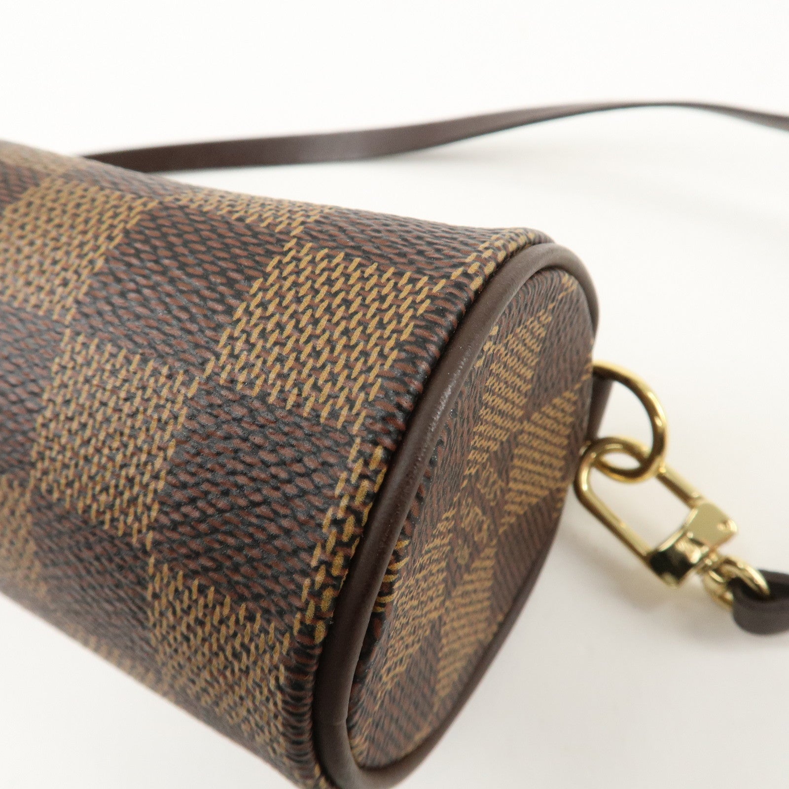 Louis Vuitton Damier Ebene Mini Pouch for Papillon Bag Brown