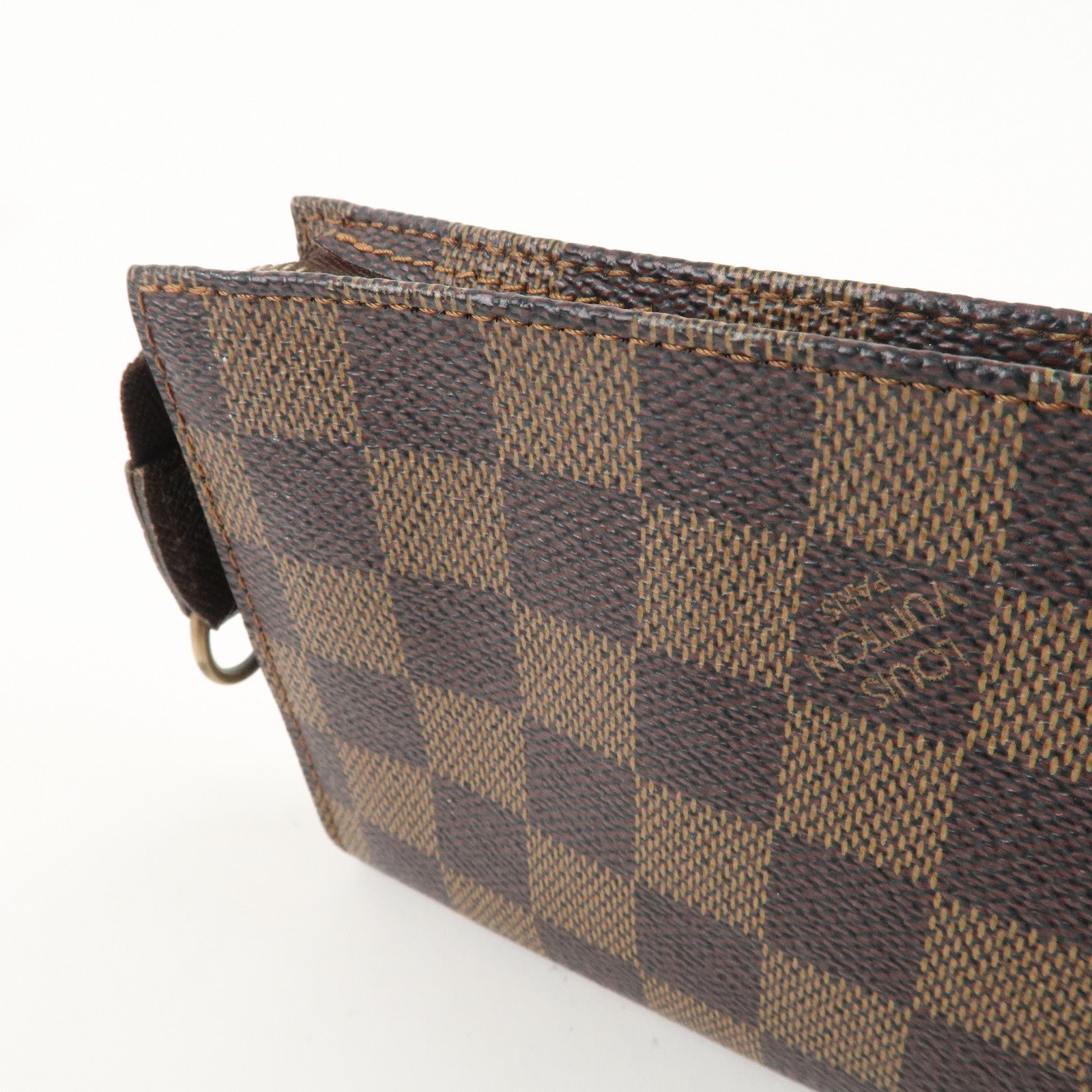 Louis Vuitton Damier Ebene Attached Pouch for Male Bag Brown