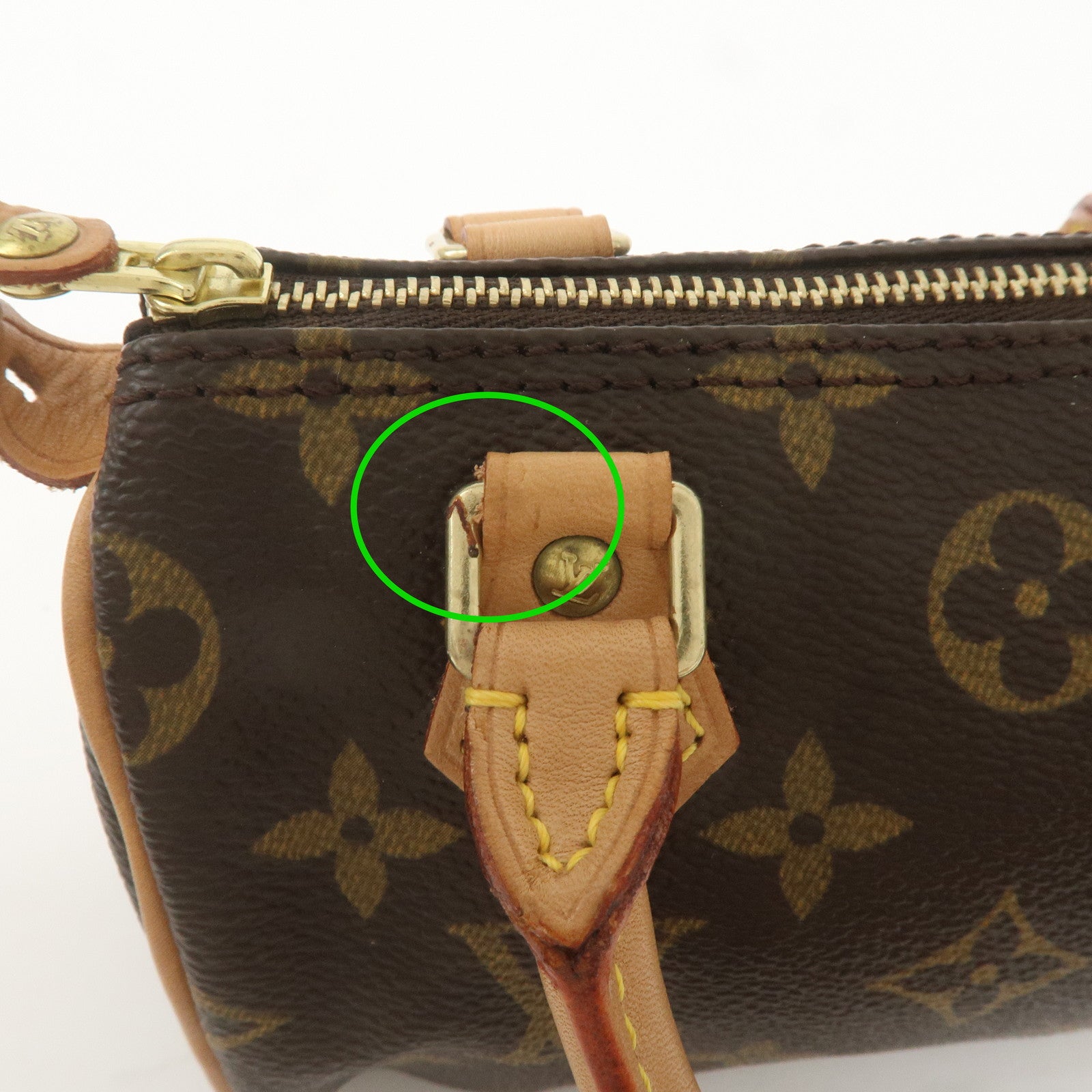 Louis Vuitton Monogram Mini Speedy 
Strap M41534 J00145