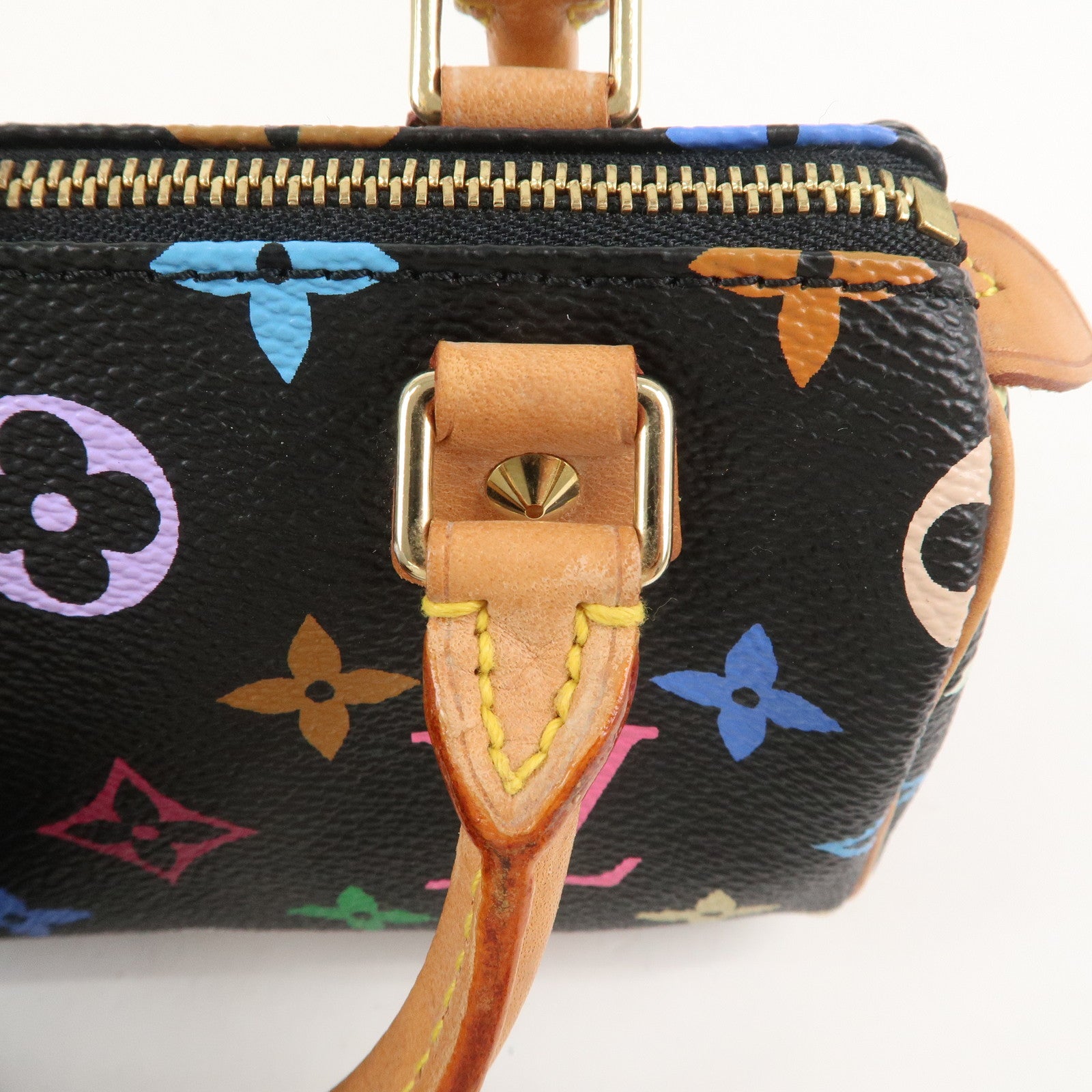 Louis Vuitton Monogram Multicolor Mini Speedy 
Strap M92644