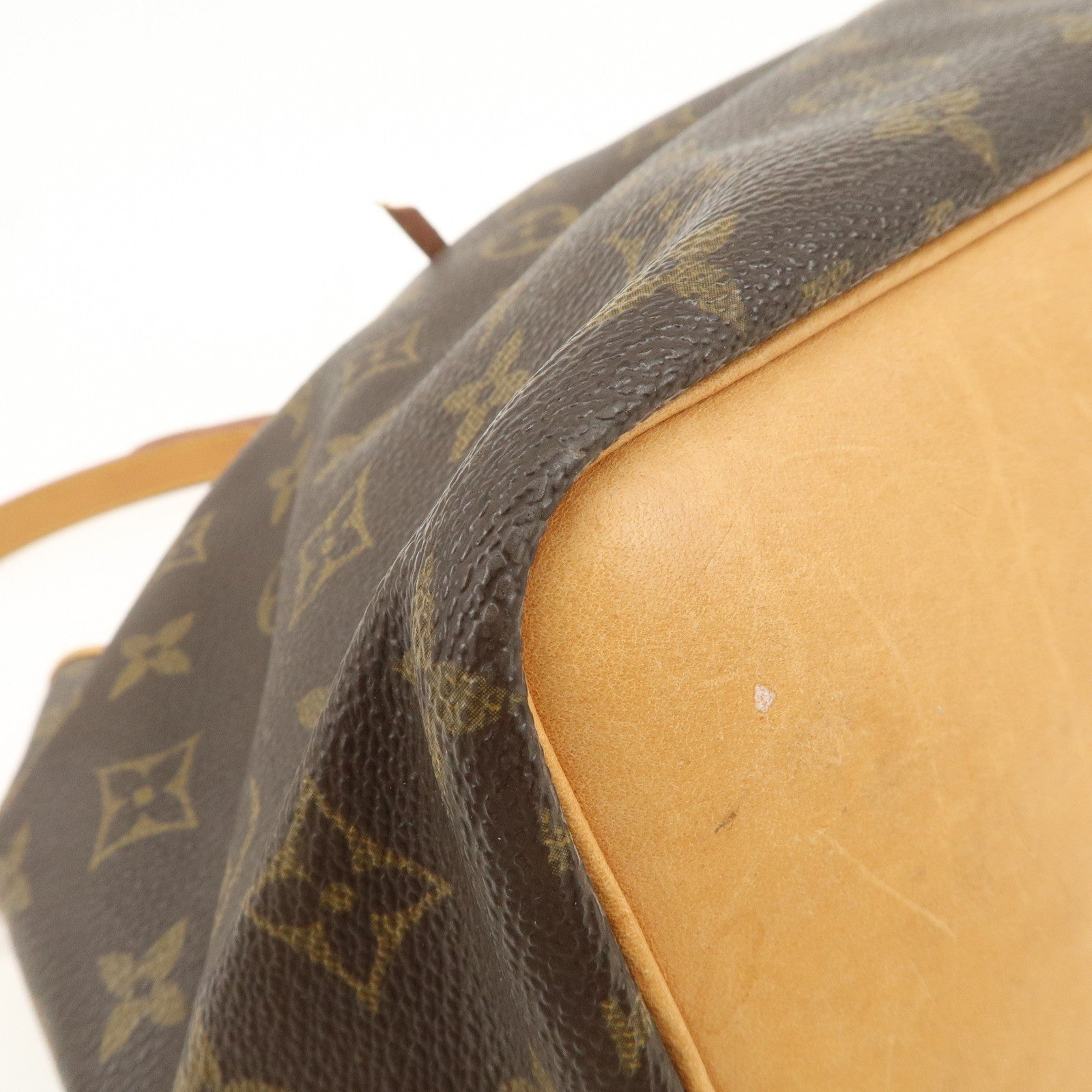 Louis Vuitton Monogram Petit Noe Shoulder Bag Brown M40818