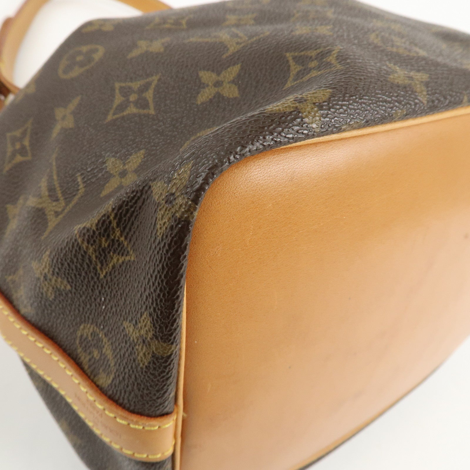 Louis Vuitton Monogram Petit Noe Shoulder Bag Brown M42226 Used