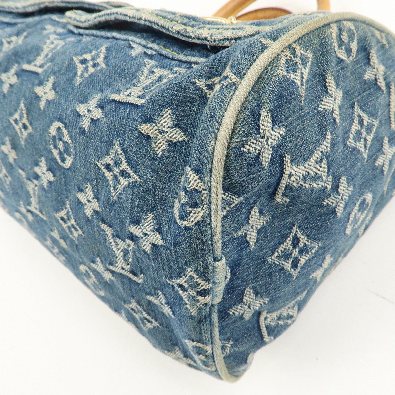 Louis Vuitton Monogram Denim Neo Speedy Boston Bag Blue M95019