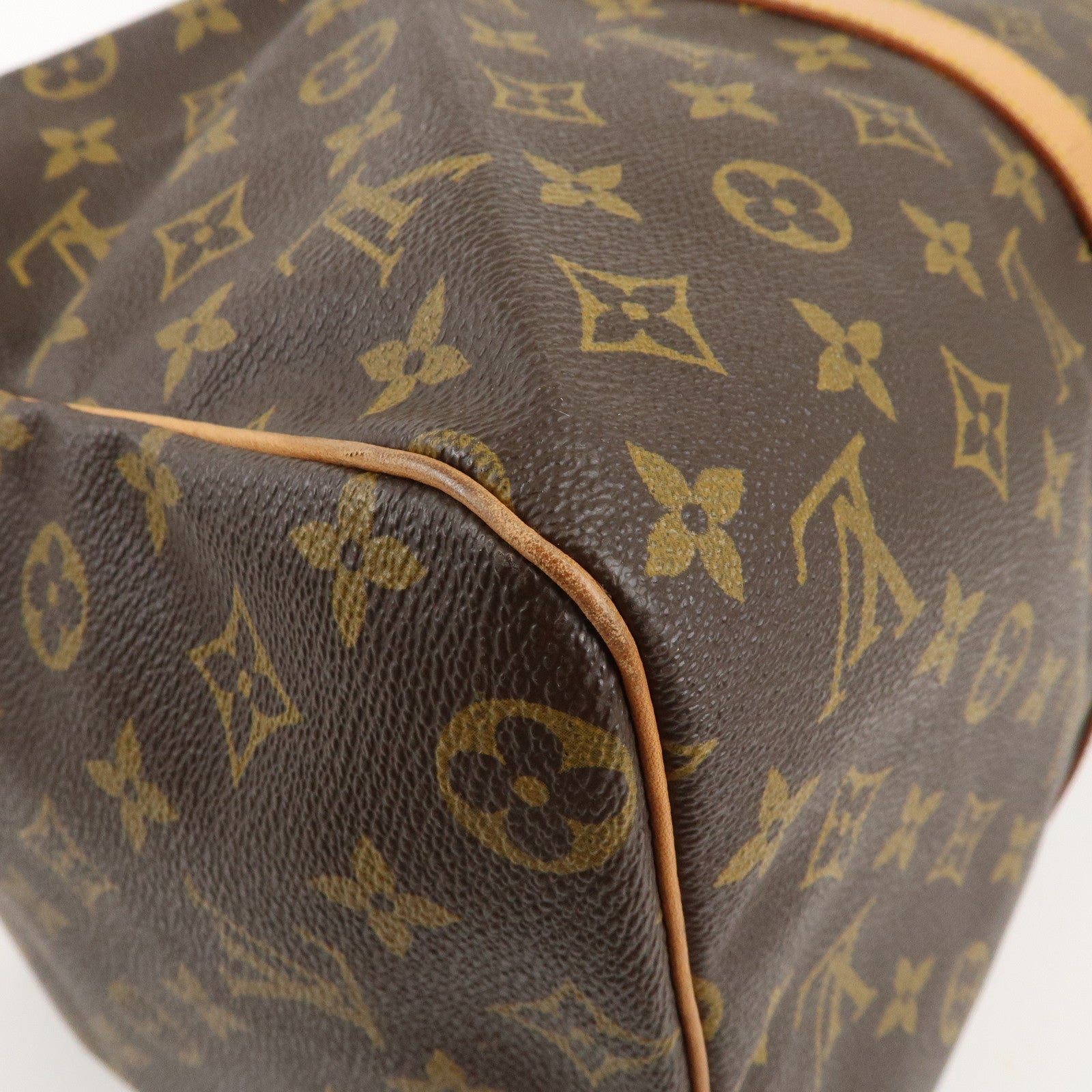 Louis Vuitton Monogram Sac Souple 45 Boston Bag Brown M41624