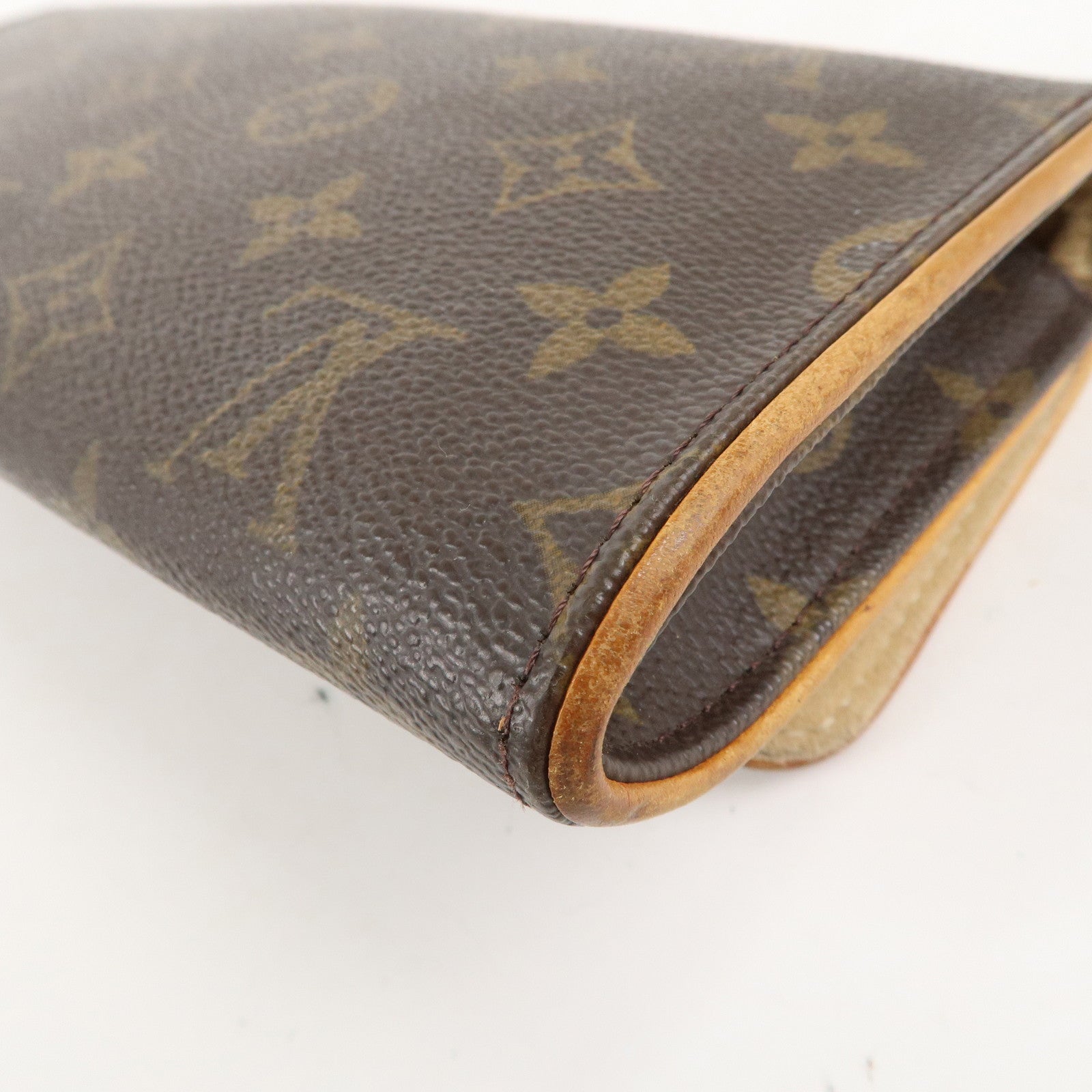 Louis Vuitton Monogram Pochette Twin GM 2Way Bag Brown M51852