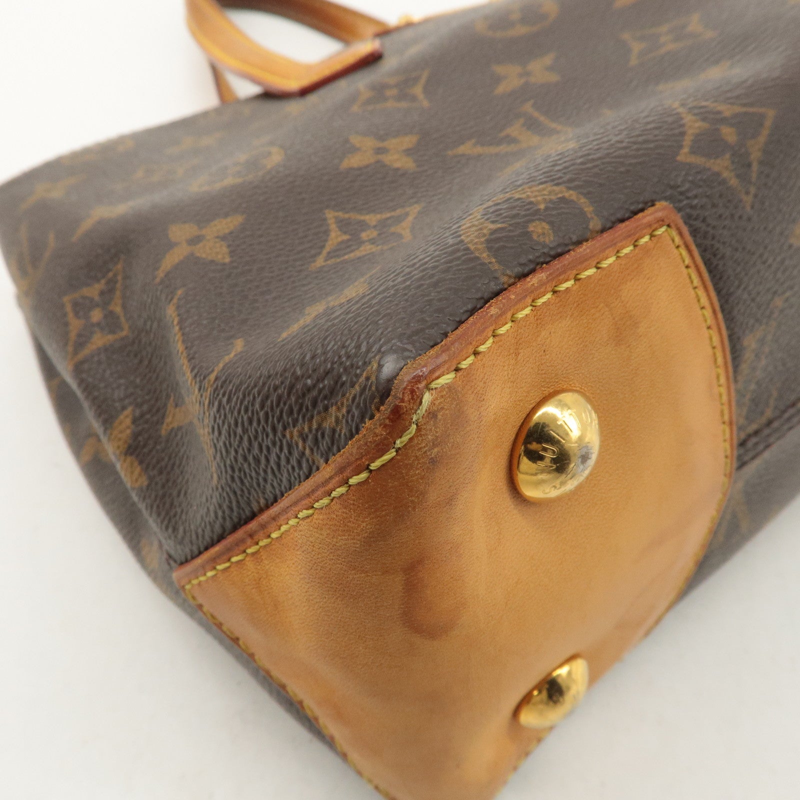 Louis Vuitton Monogram Wilshire PM Hand Bag Tote Bag M45643