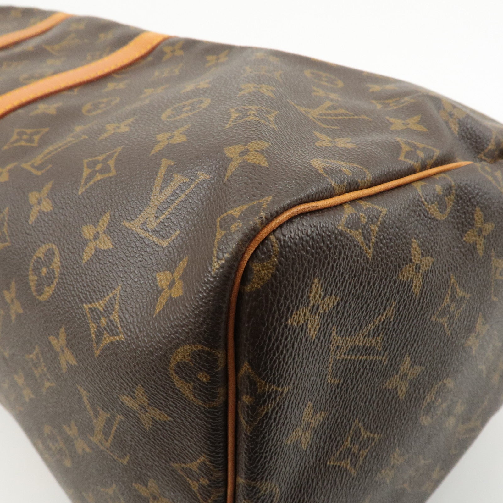 Louis Vuitton Monogram Keep All 55 Boston Bag Brown M41424