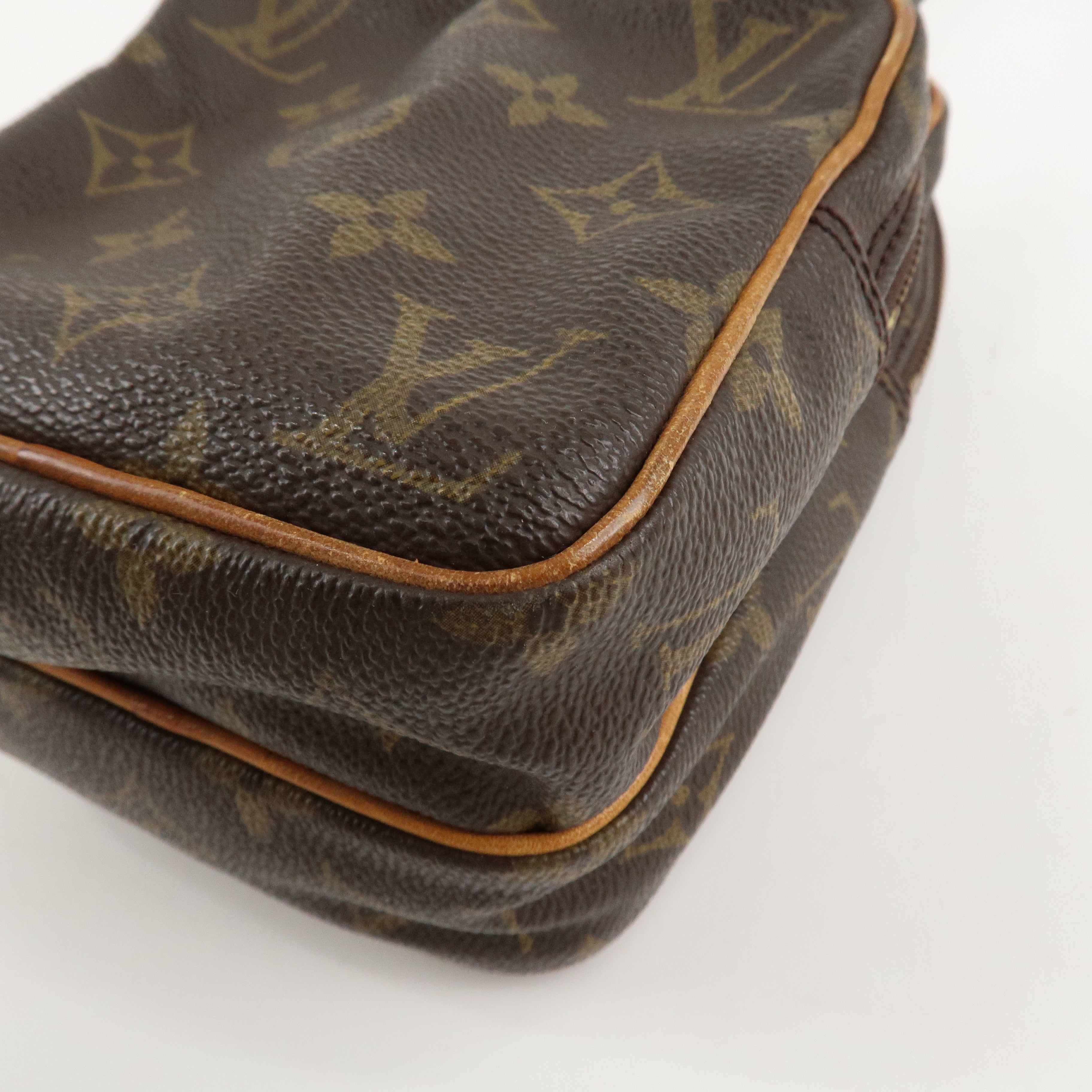 Louis Vuitton Monogram Mini Amazone Shoulder Bag Brown M45238 Used