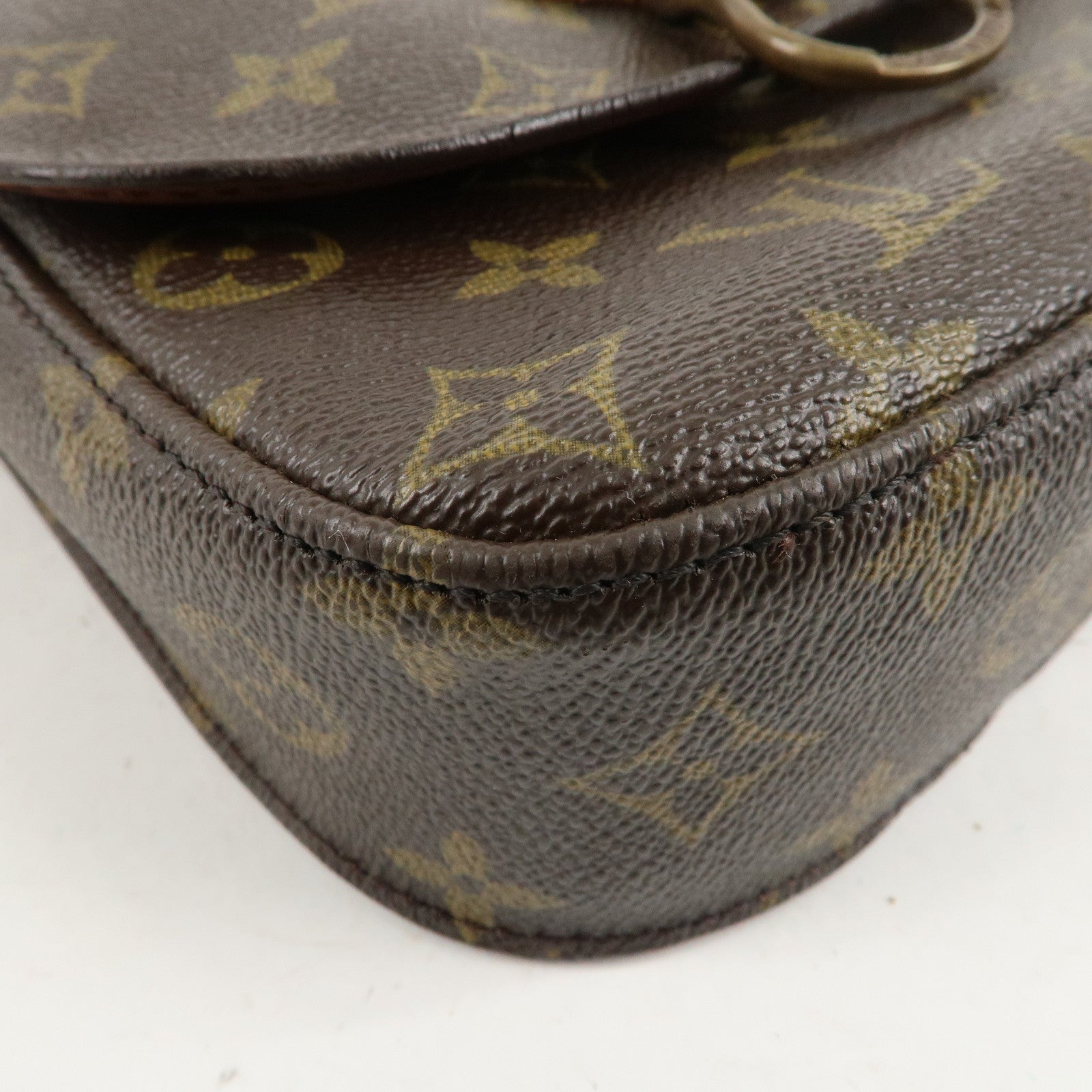 Louis Vuitton Monogram Saint Cloud MM Shoulder Bag Brown M51243