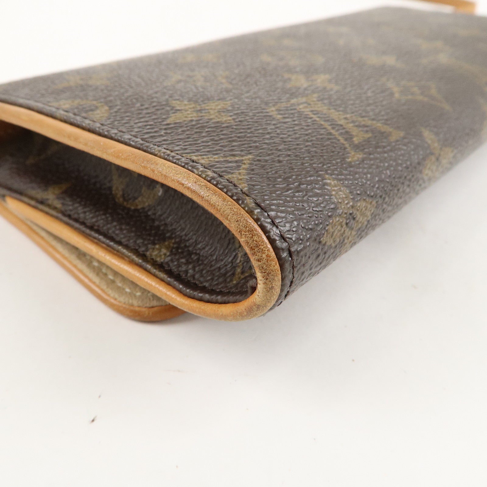 Louis Vuitton Monogram Pochette Twin GM 2Way Bag Brown M51852