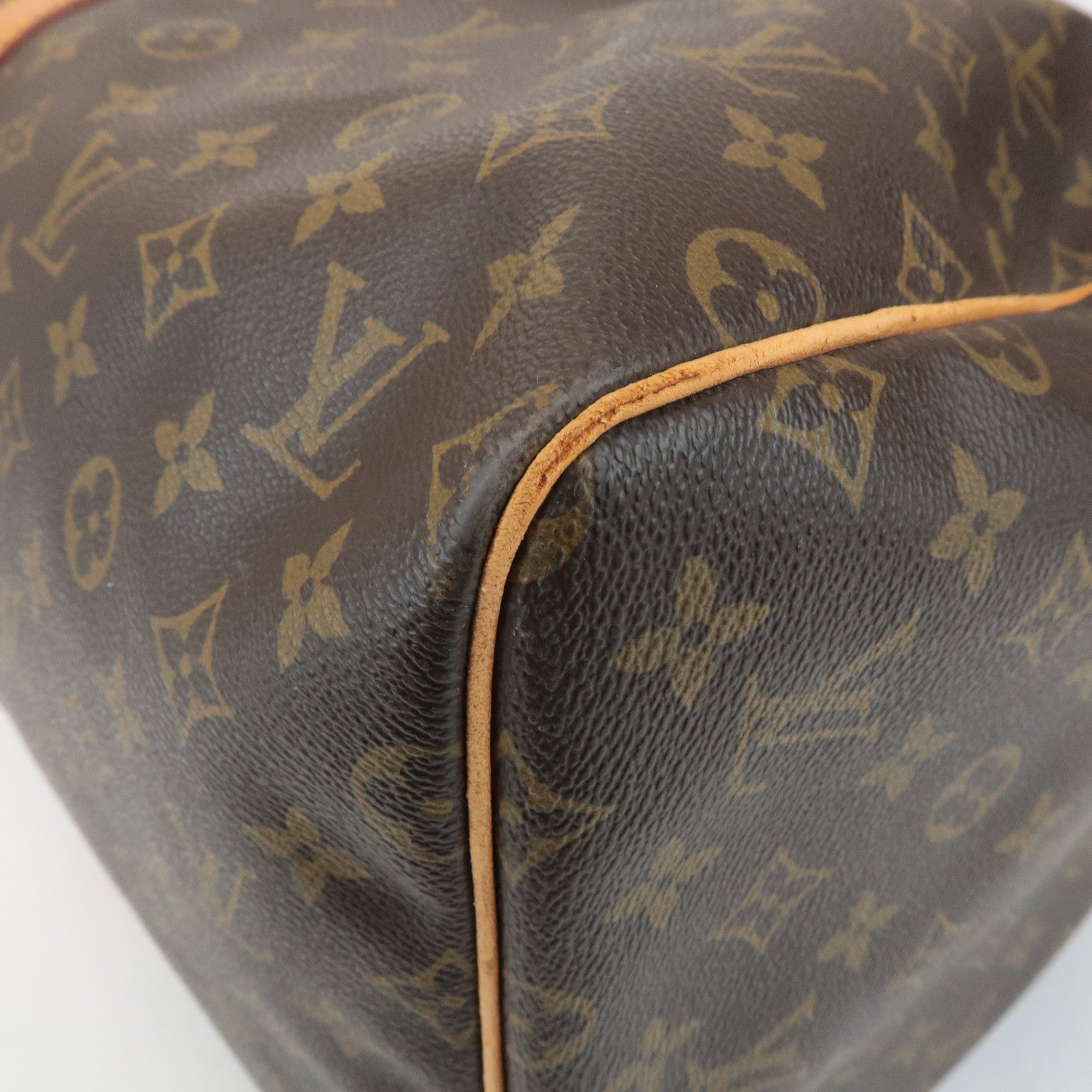 Louis Vuitton Monogram Keep All 55 Boston Bag Brown M41424 Used