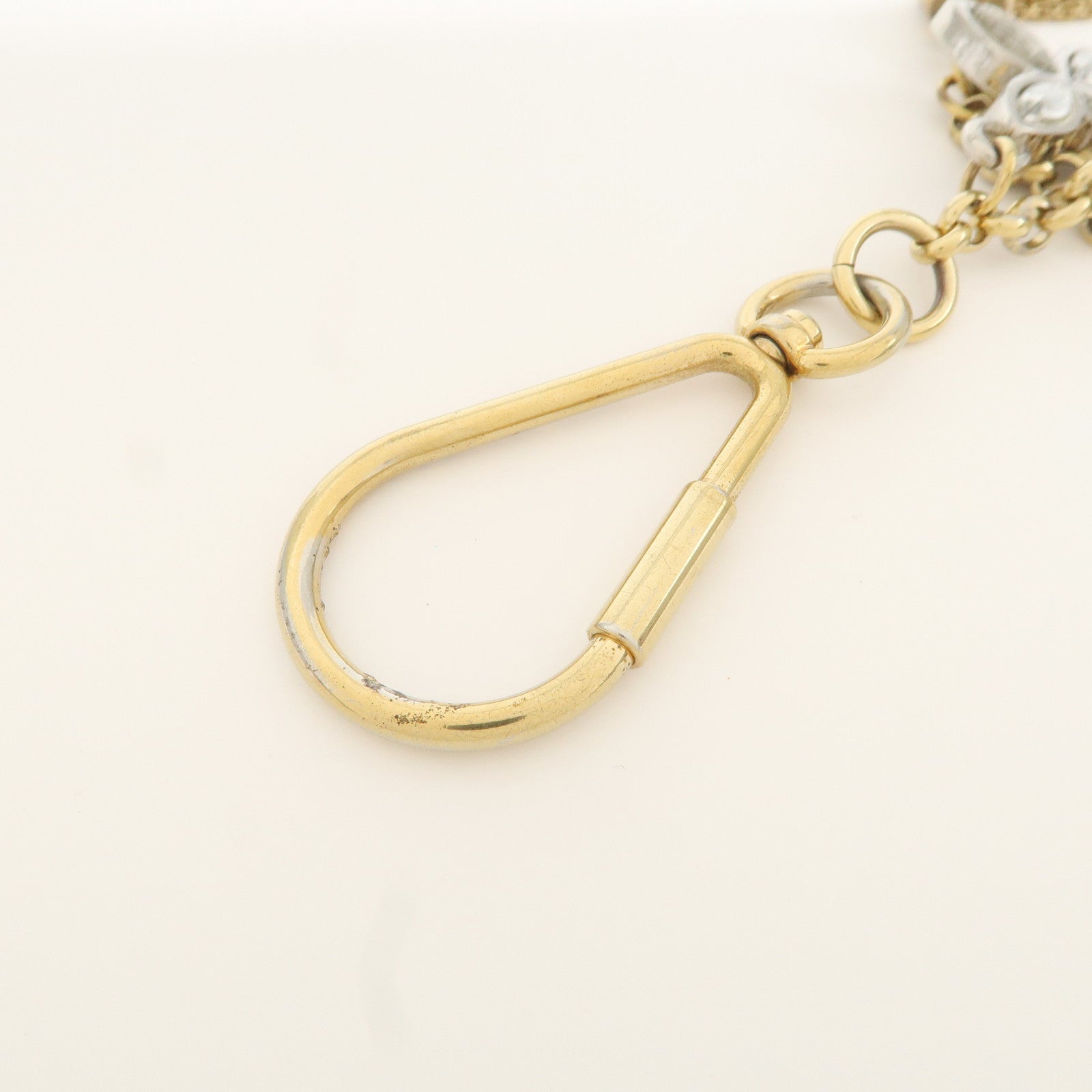 Louis Vuitton Porte Cles Ice Flower Bag Charm Gold Sillver M66780 Used